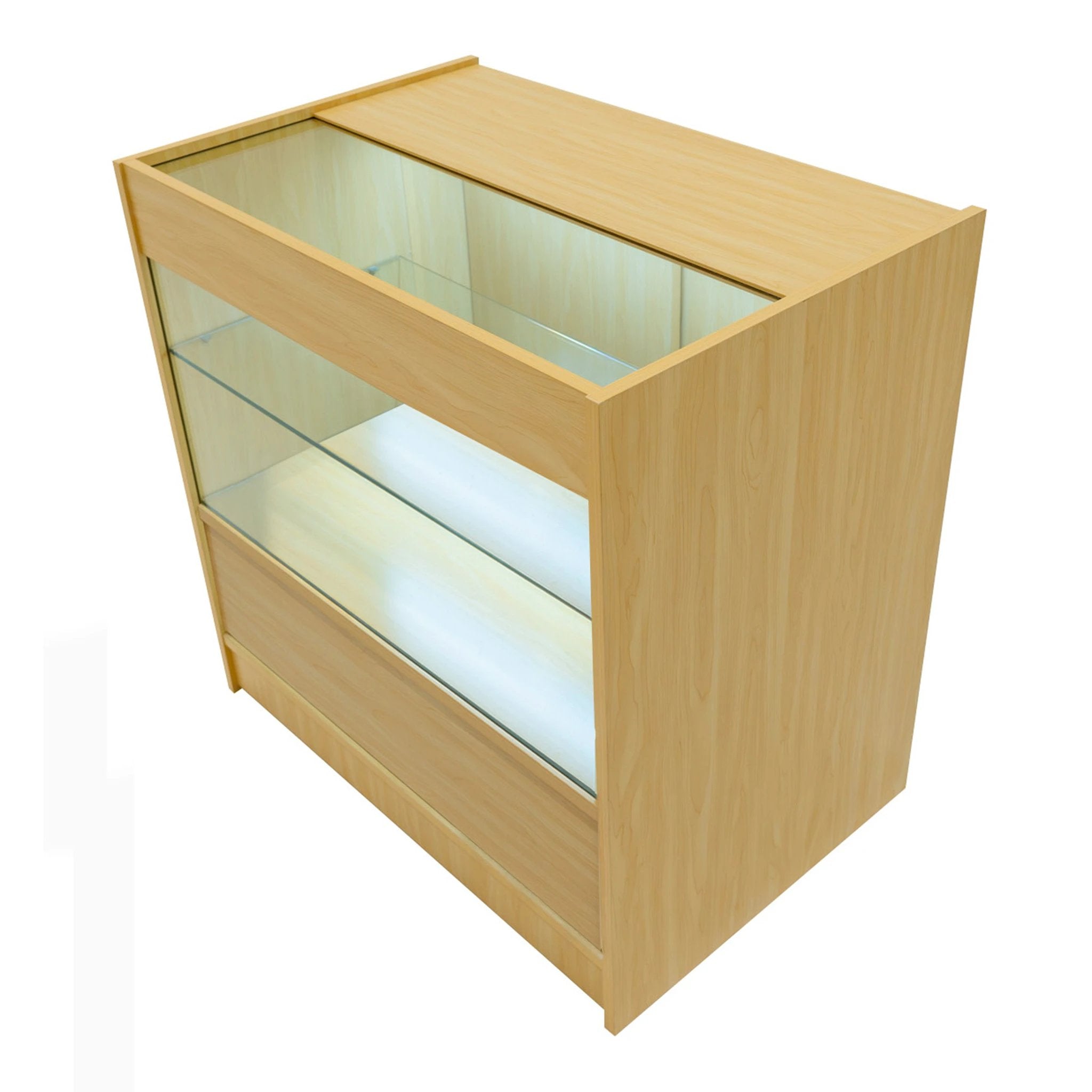 Harmonia LED Shop Counter Set B900, C900 & LM60 - Maple by Monster Shop