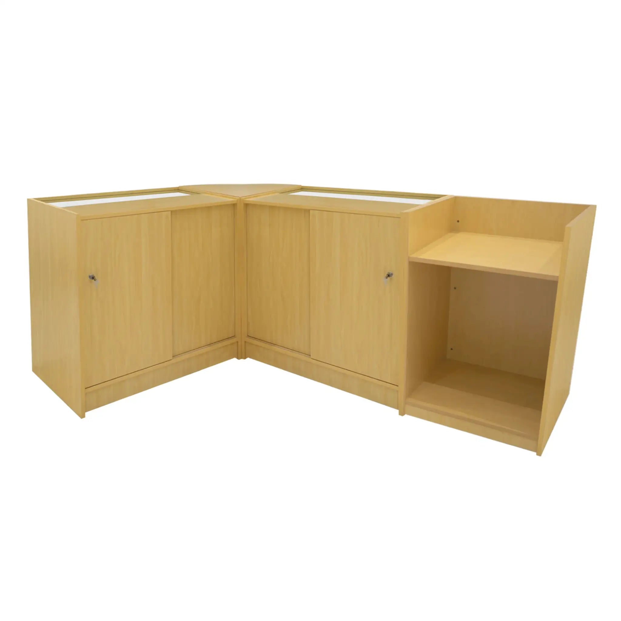 Monster Shop Polaris LED Shop Counter Set K900, B900, TB60 & CM60 - Maple -