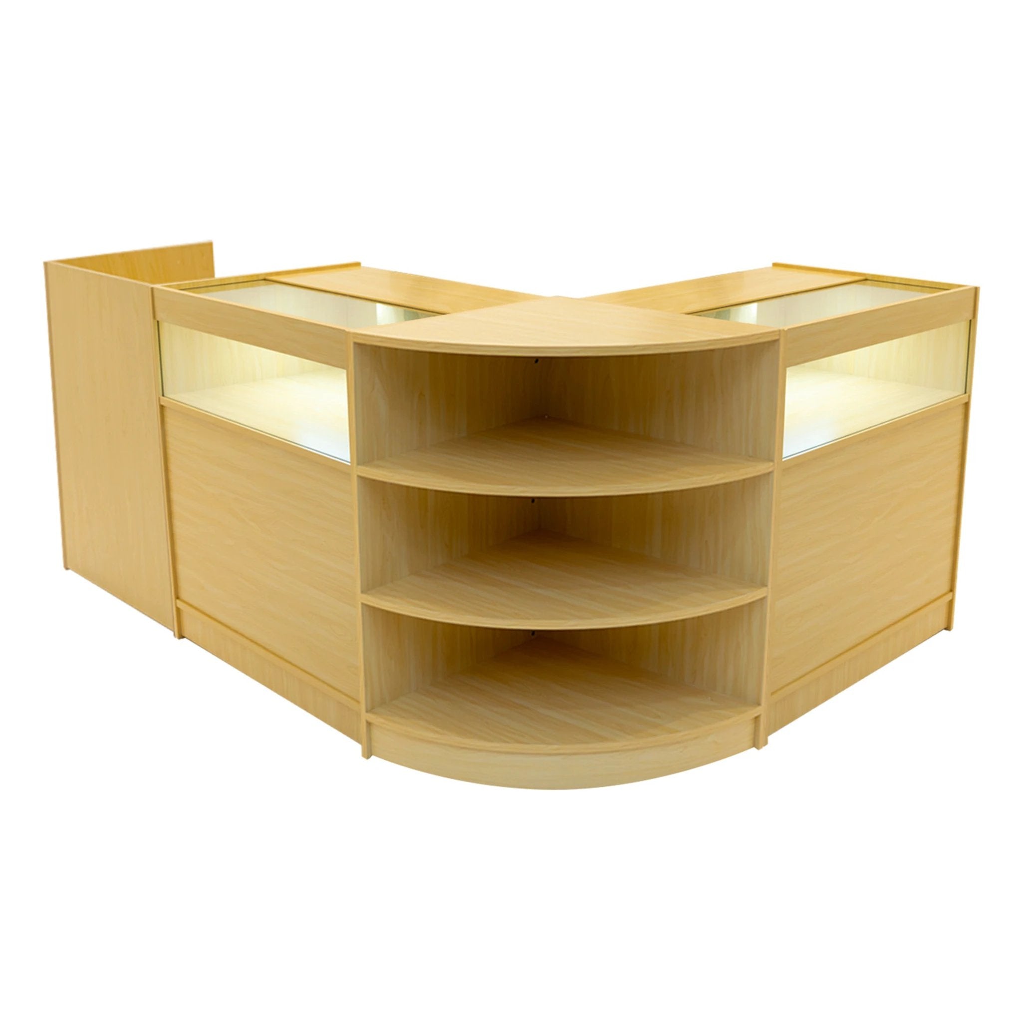 Sagittarius LED Shop Counter Set LM60, TB60 & 2 x B900 - Maple by Monster Shop