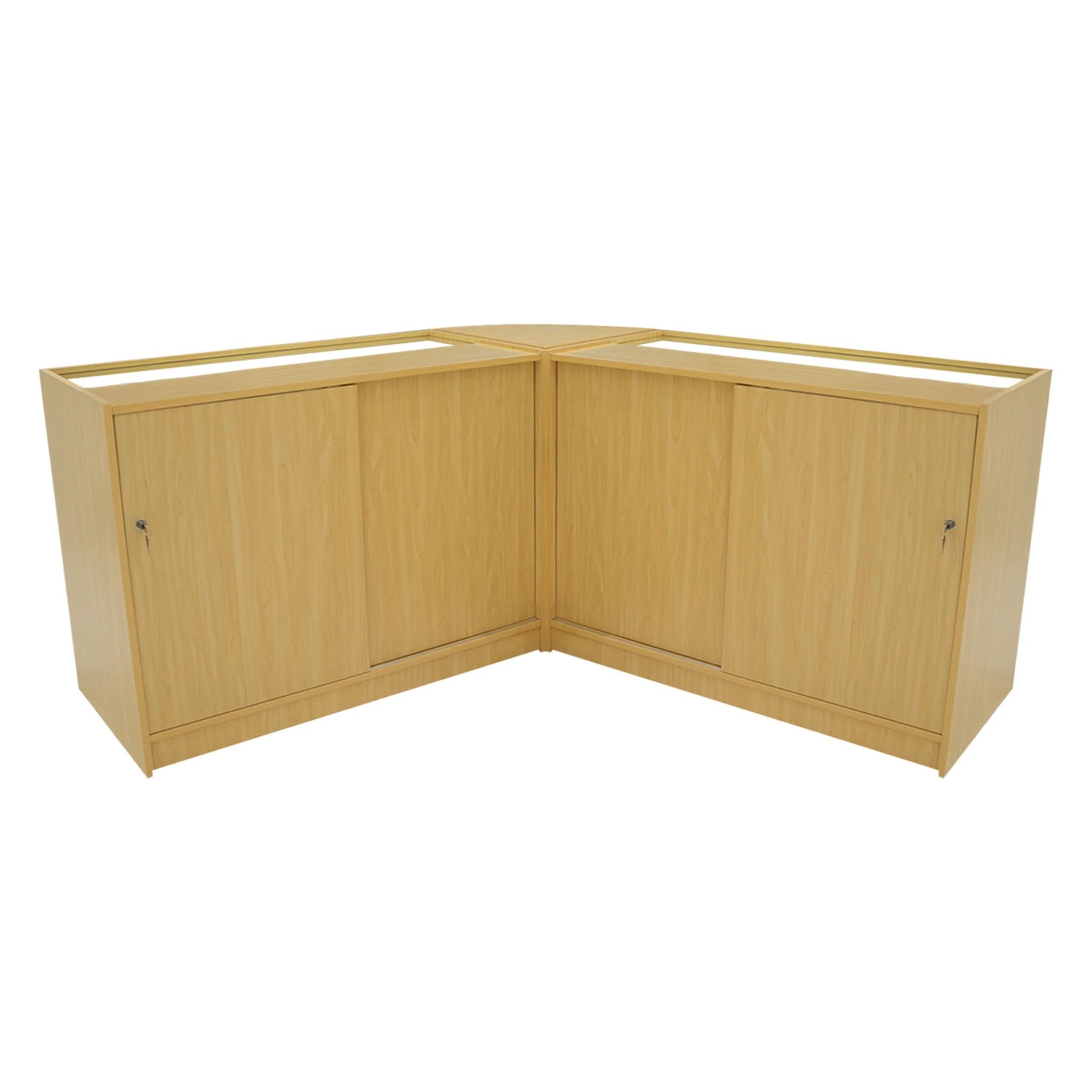 Theseus LED Shop Counter Set LM60 & 2 x B1200 - Maple by Monster Shop