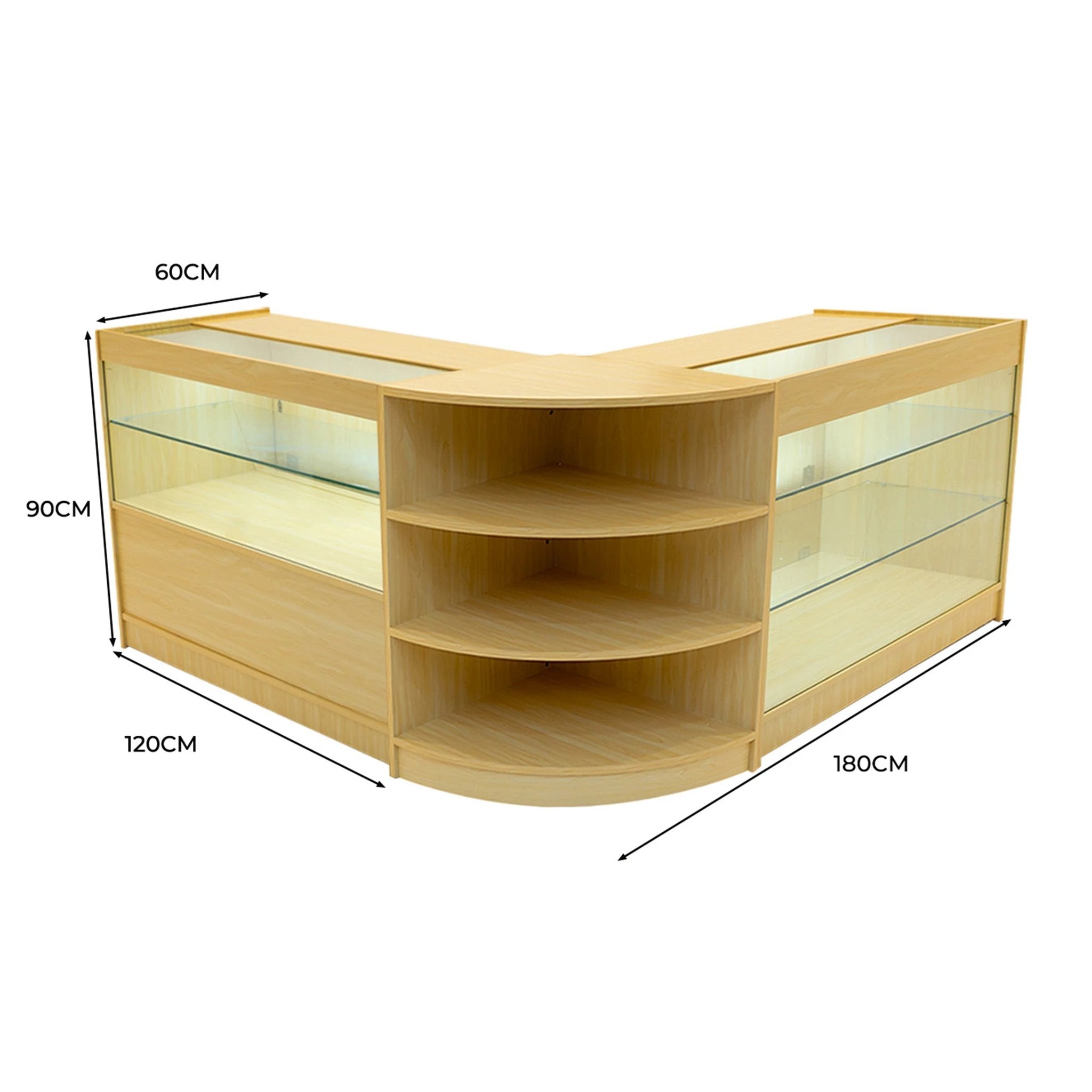 Monster Shop Calliope LED Shop Counter Set K1200, C1200 & LM60 - Maple -