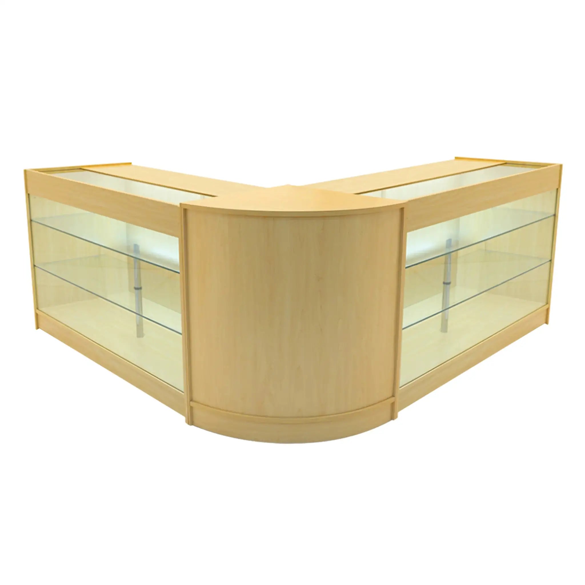 Monster Shop Helios LED Shop Counter Set CM60 & 2 x K1500 - Maple -