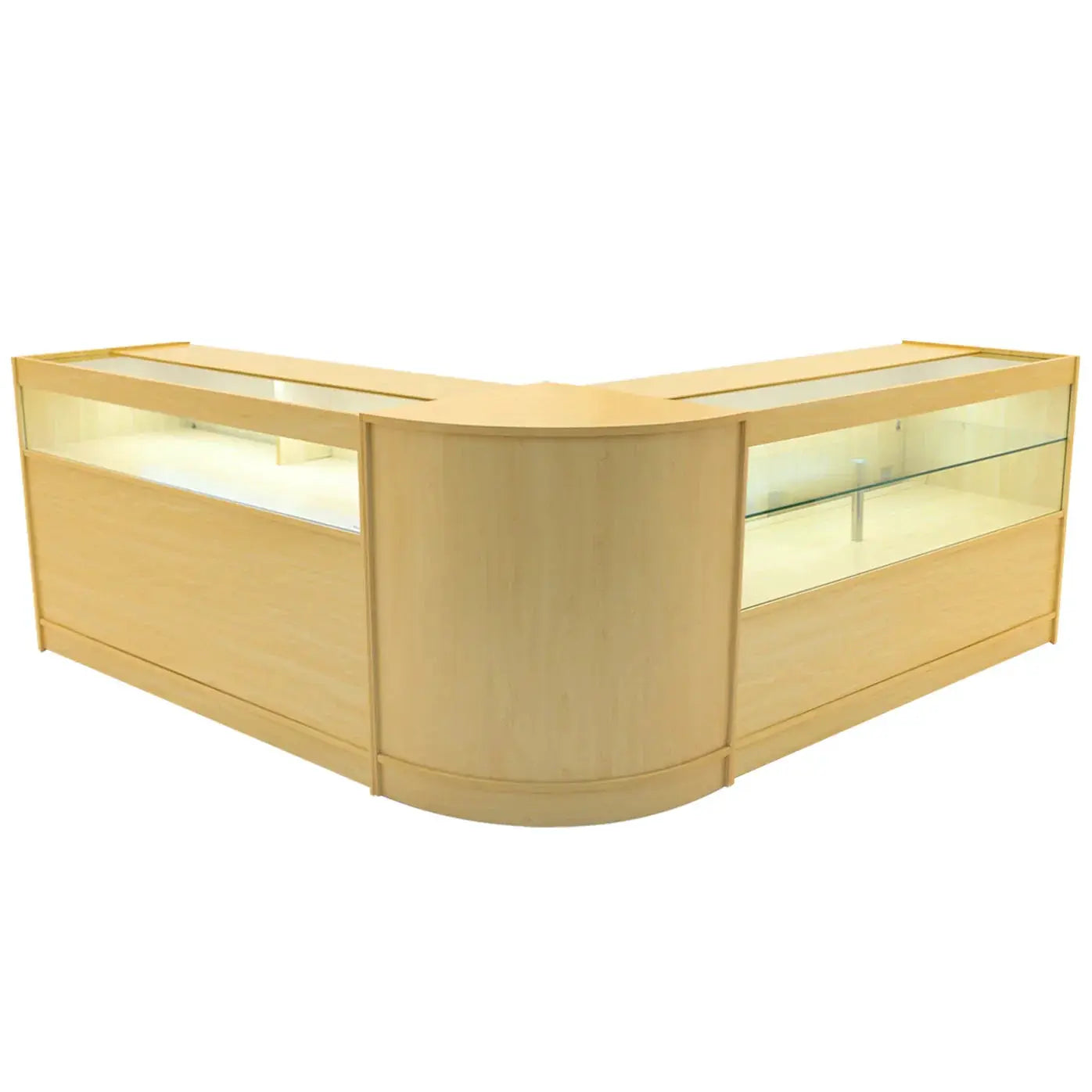 Monster Shop Adonis LED Shop Counter Set B1500, C1500 & CM60 - Maple -