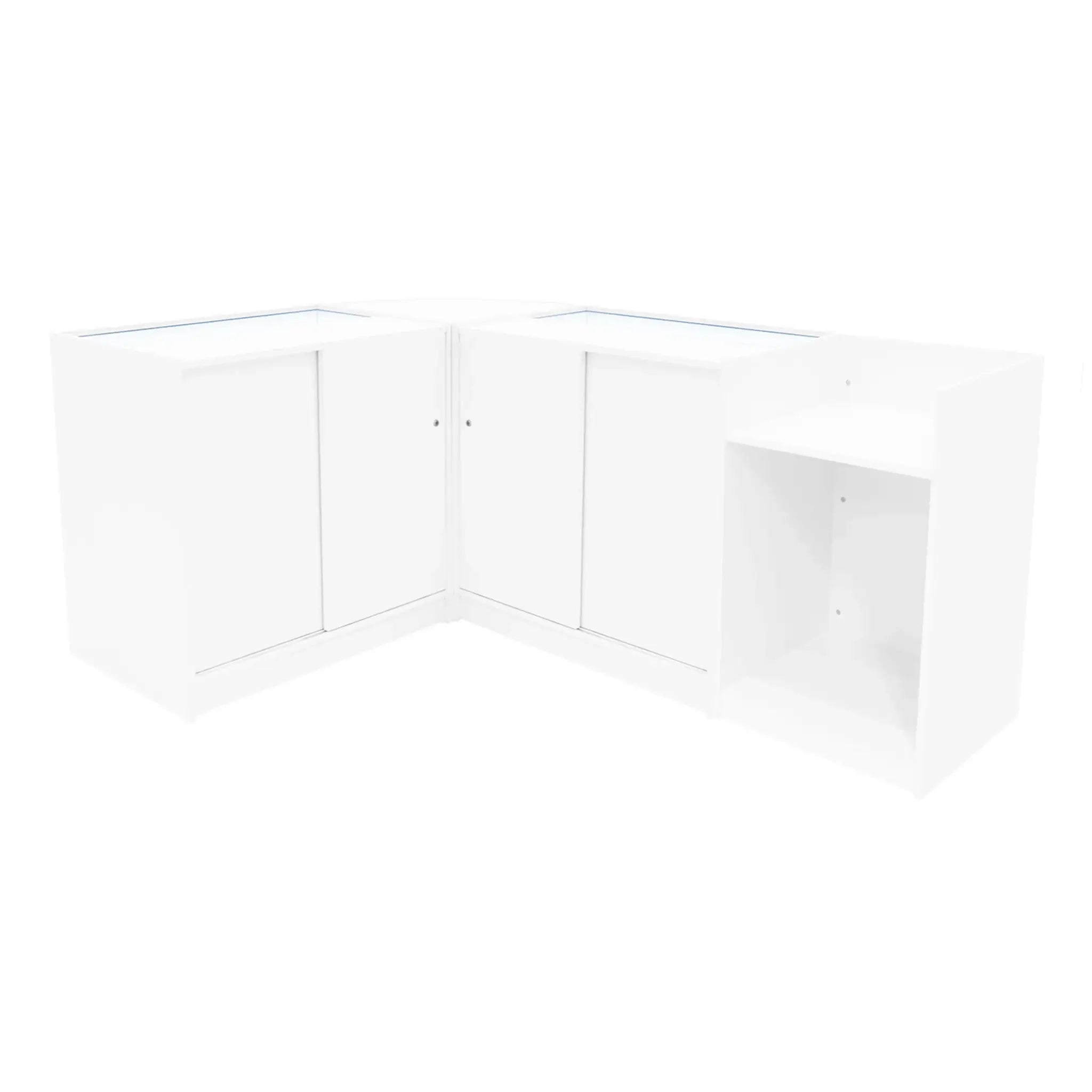 Monster Shop Polaris LED Shop Counter Set K900, B900, TB60 & CM60 - White -