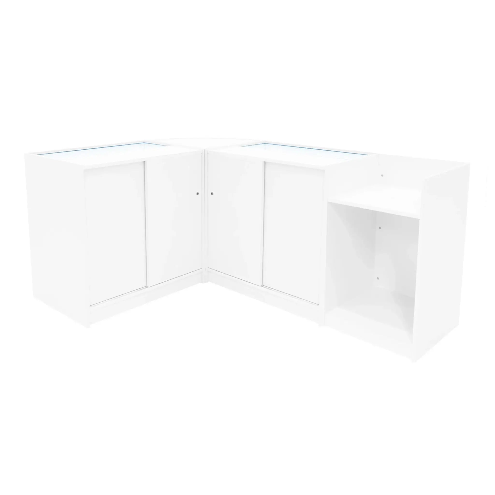 Monster Shop Sagittarius LED Shop Counter Set LM60, TB60 & 2 x B900 - White -