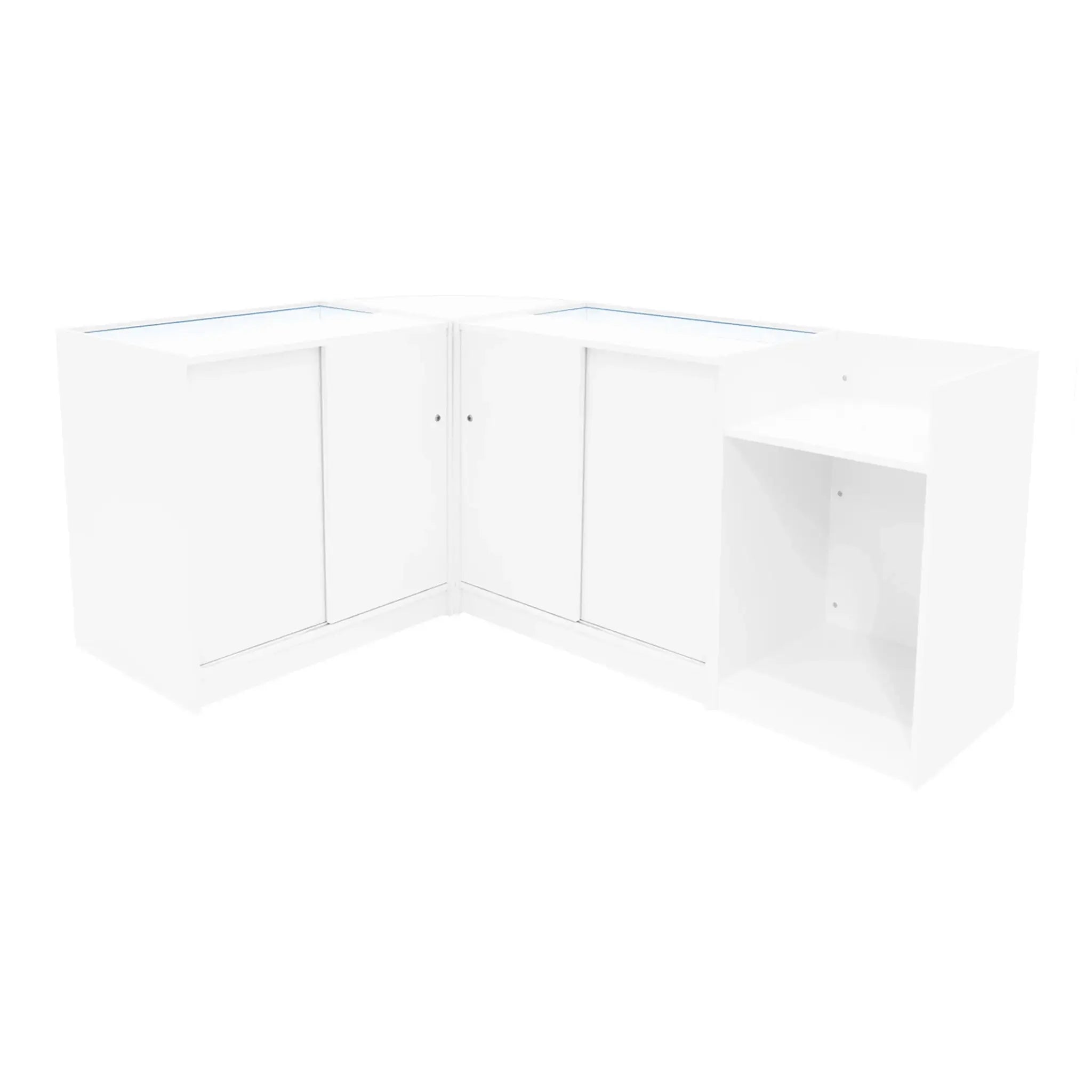 Monster Shop Hyperion LED Shop Counter Set K900, B900, TB60 & LM60 - White -