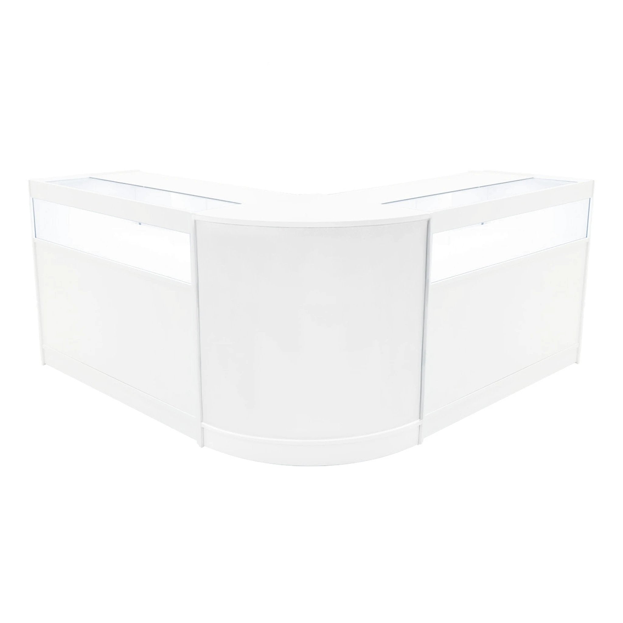 Iris LED Shop Counter Set CM60 & 2 x B1200 - White by Monster Shop