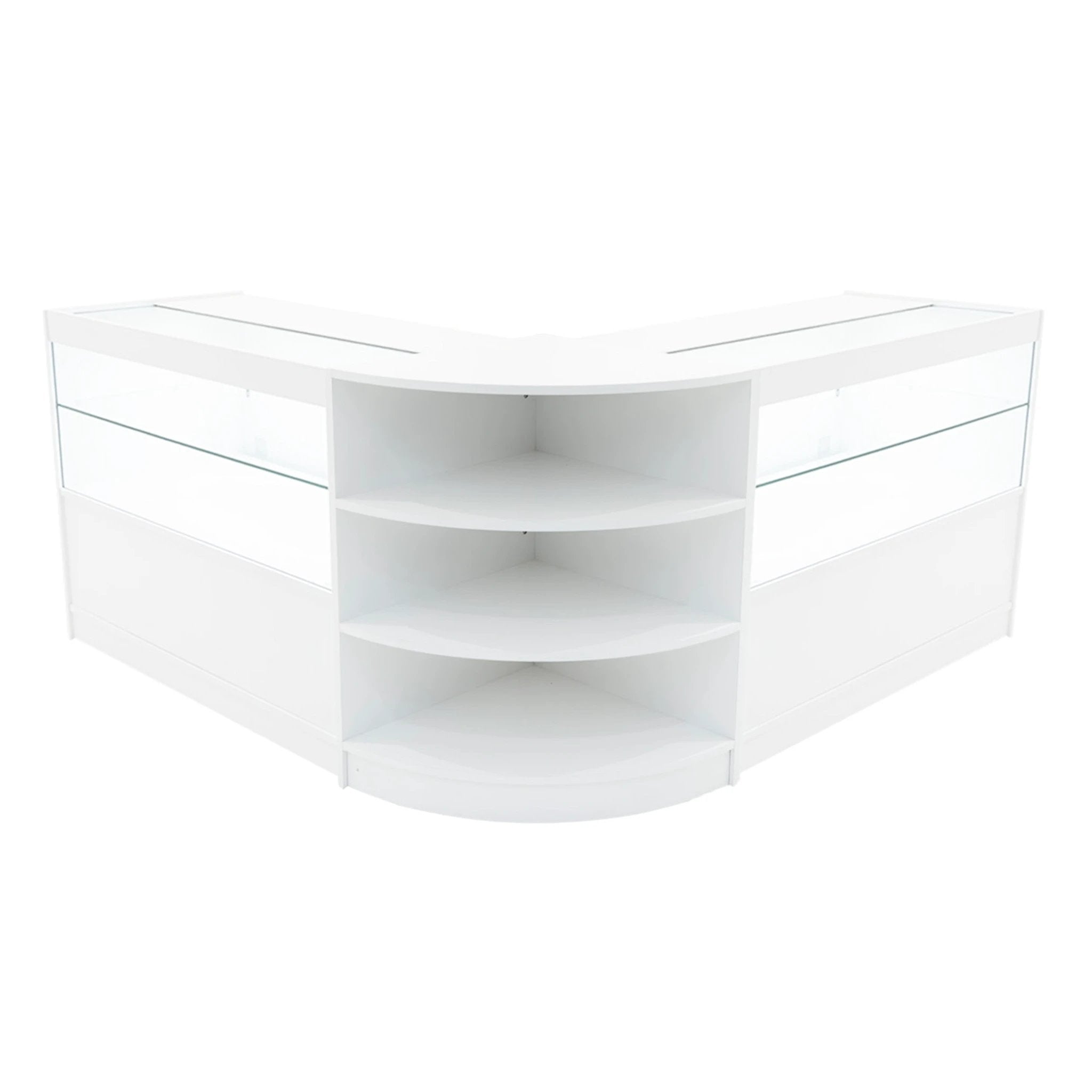 Andromeda LED Shop Counter Set LM60 & 2 x C1200 - White by Monster Shop