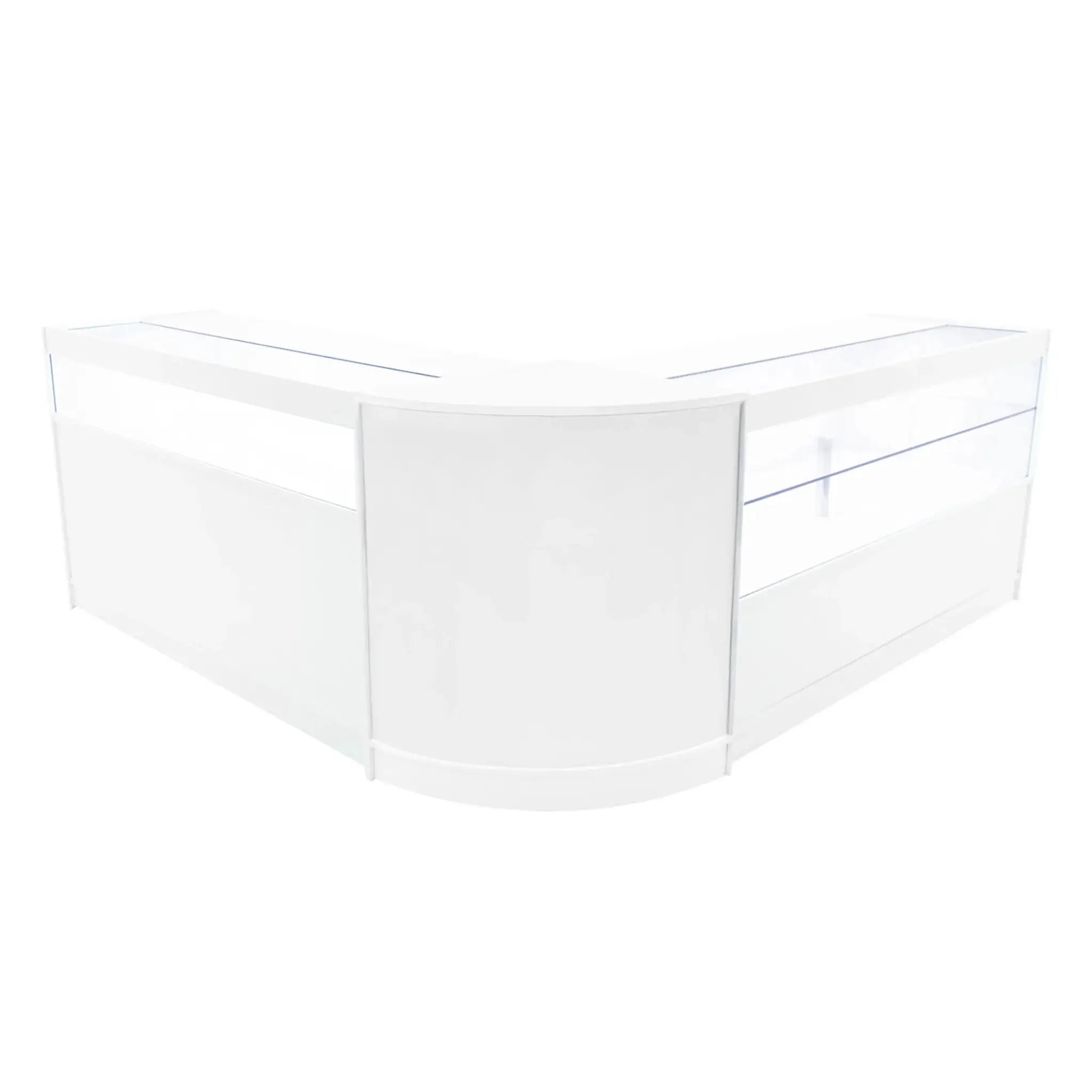 Monster Shop Adonis LED Shop Counter Set B1500, C1500 & CM60 - White -
