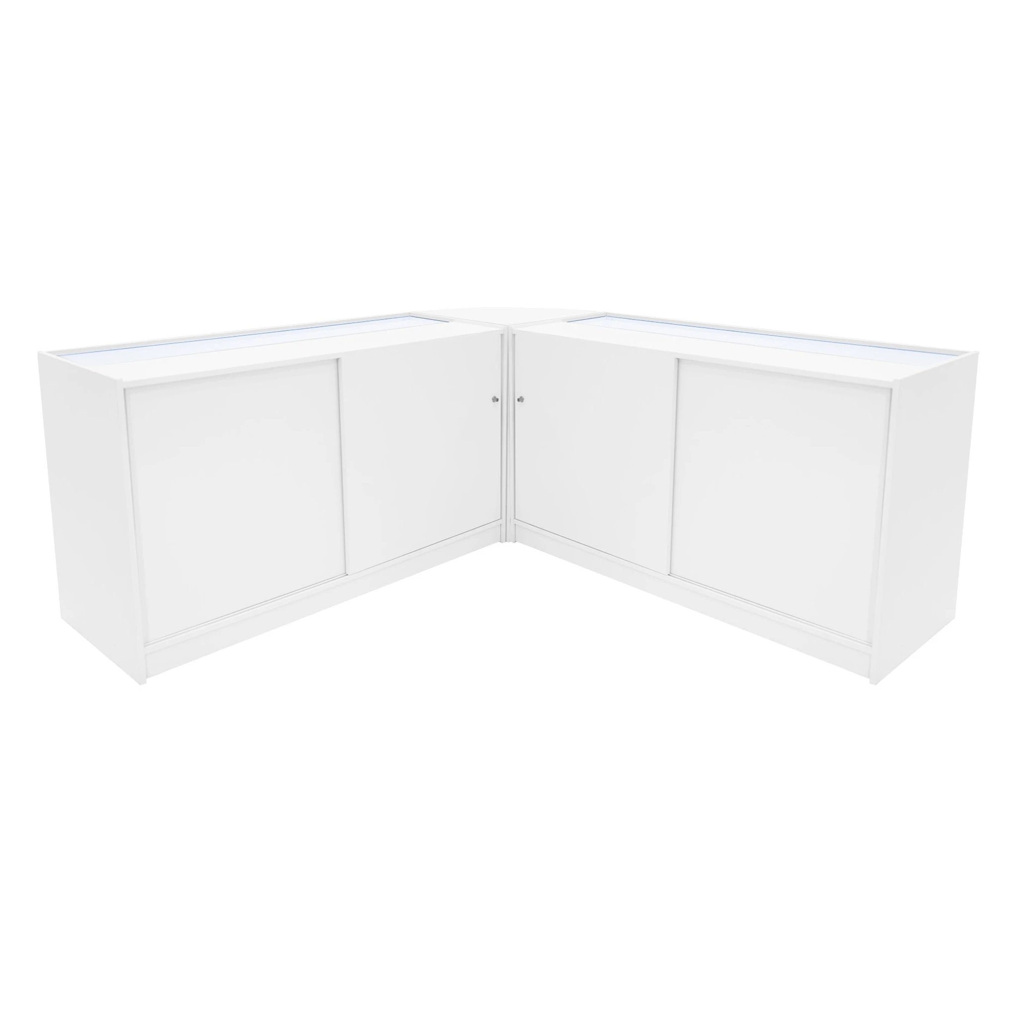 Monster Shop Theseus LED Shop Counter Set LM60 & 2 x B1500 - White -
