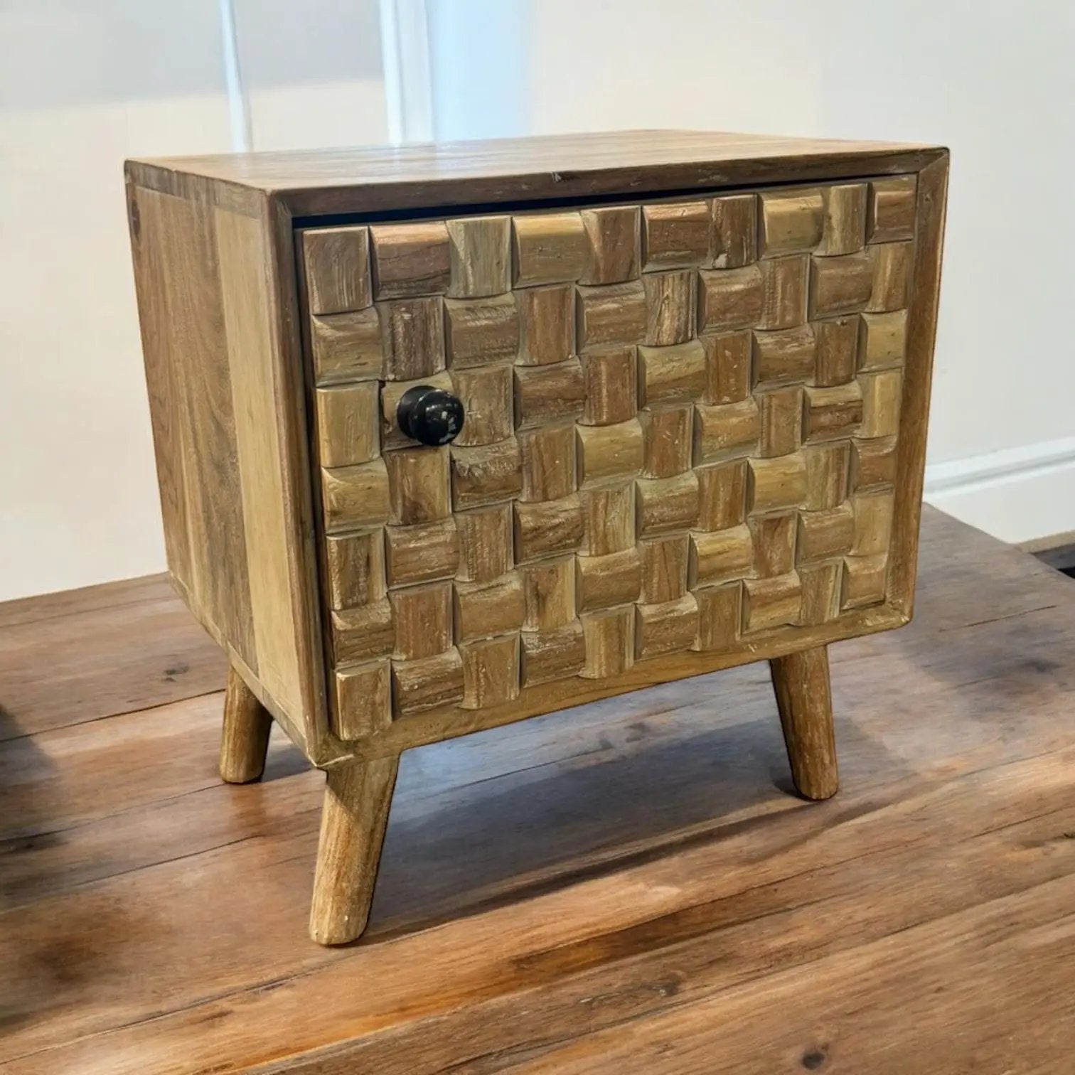 MSL 47CM WOODEN BEDSIDE CABINET - Bedside Table