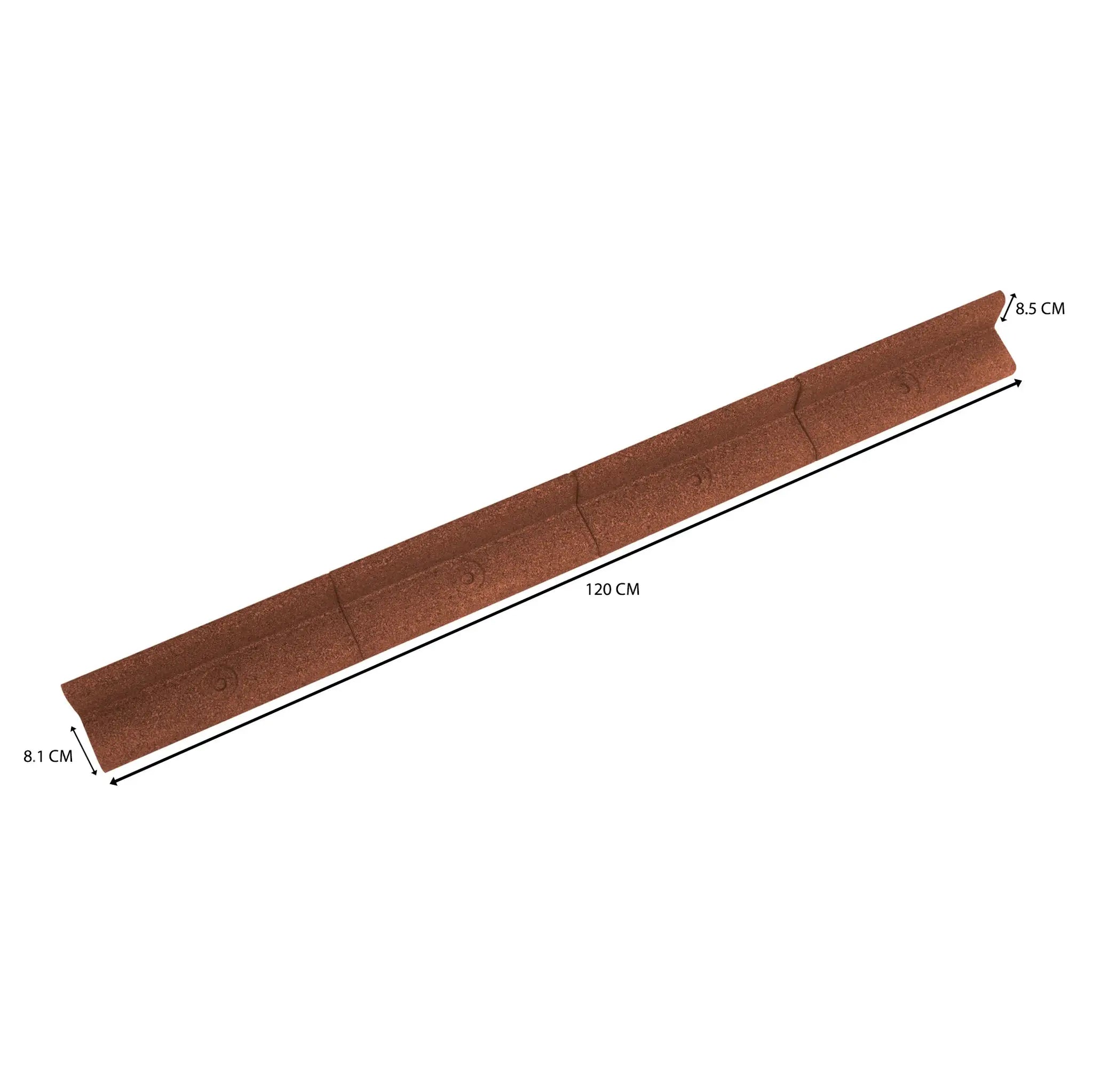 Monster Shop Flexible Lawn Edging 7.2m - Terracotta -