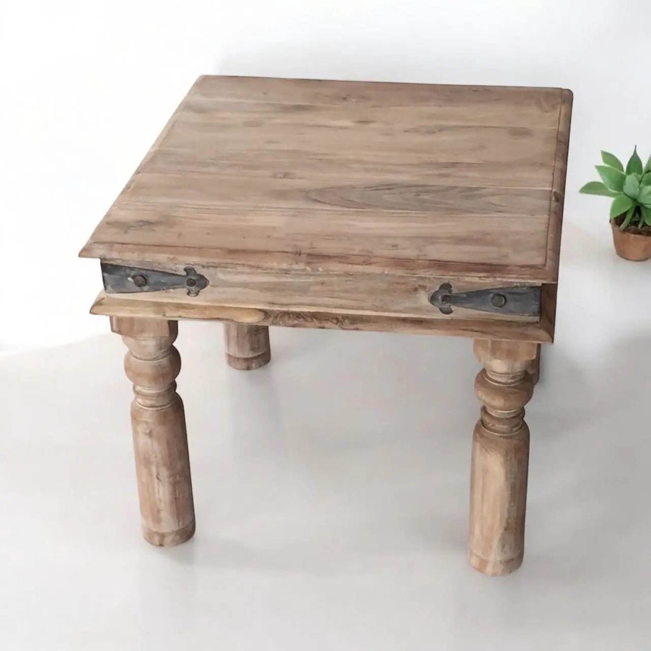 MSL 45CM WOODEN SQUARE TABLE - Console Table