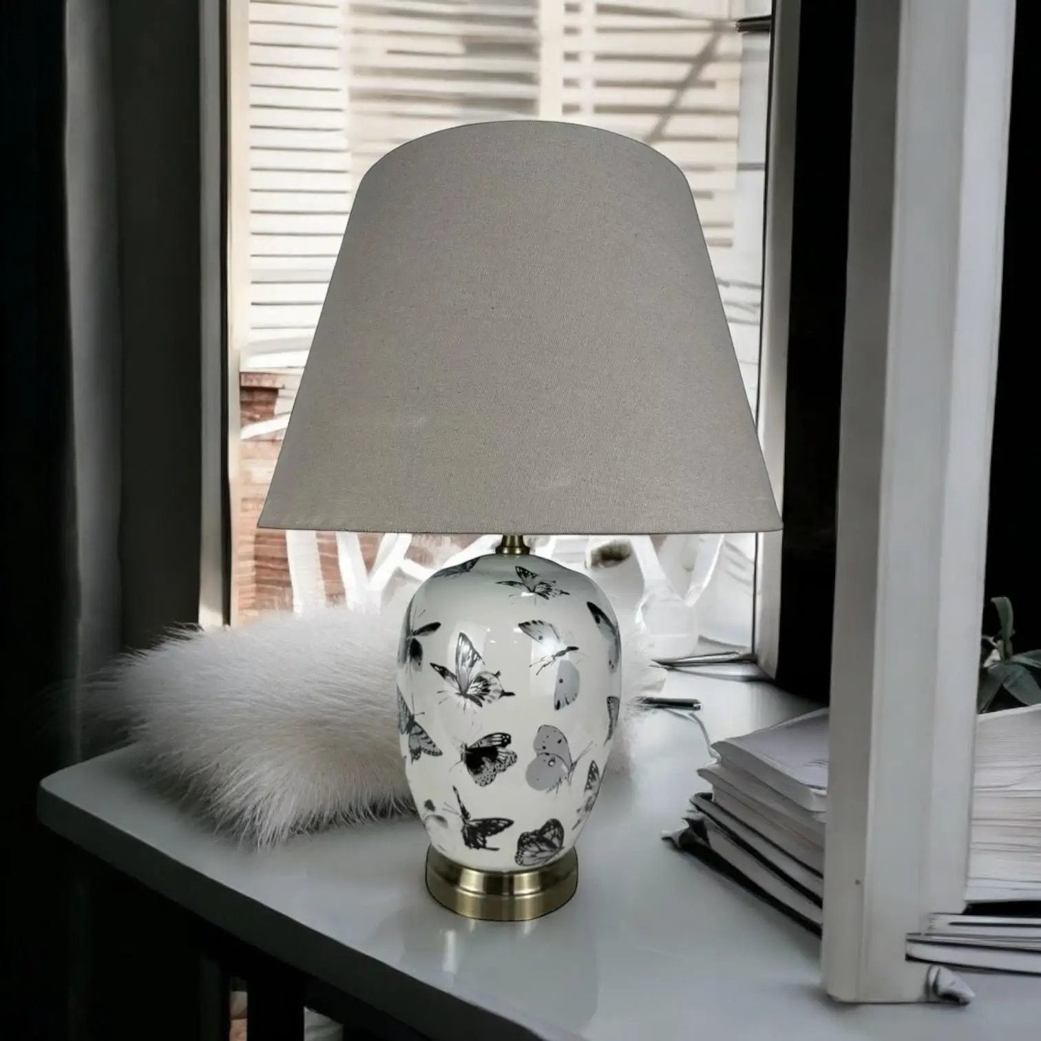 MSL 41CM LAMP AND SHADE - Lamp