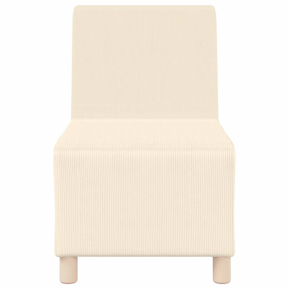 vidaXL VidaXL Armless Sofa 55 x 74 x 82 cm Corduroy Living Room - Sofa