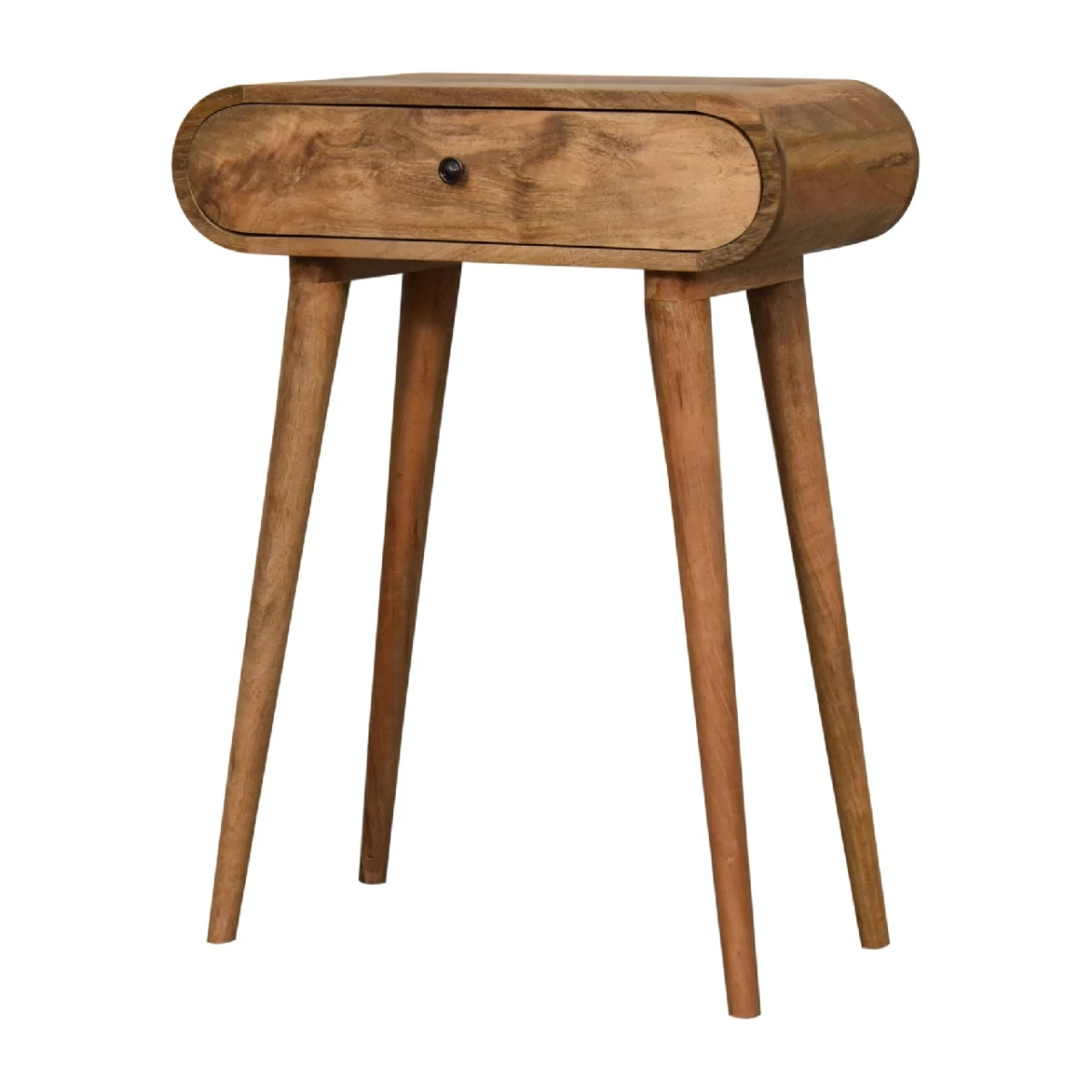 Artisan Furniture Artisan Console Table Mini Mango Wood Round Entry - Console Table