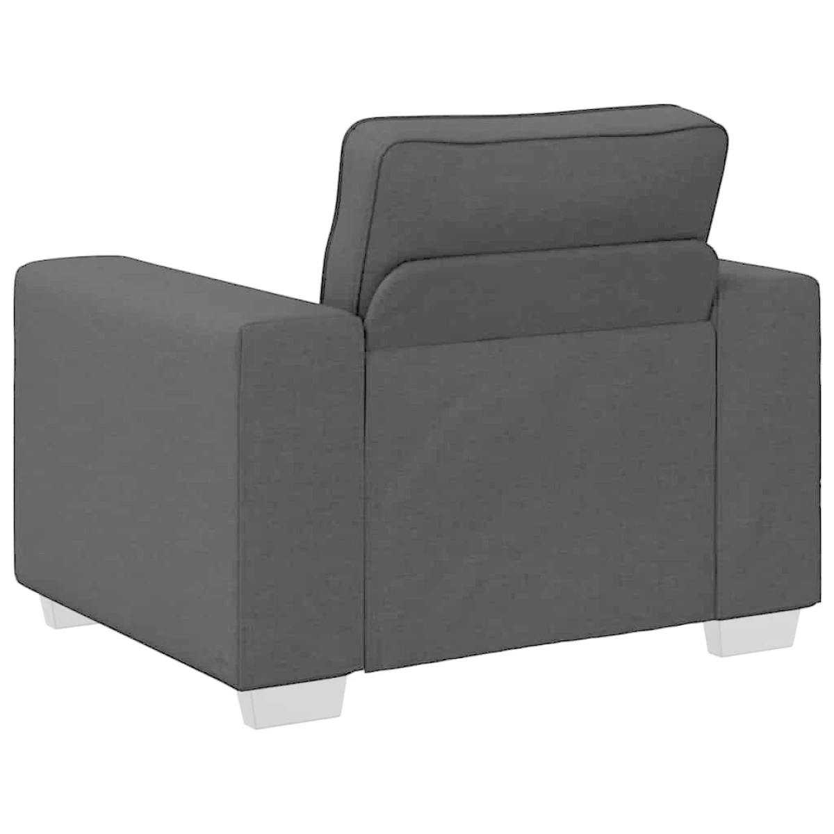 vidaXL VidaXL Sofa 100x77x82 cm Fabric Black Cushion Living Room - Sofa