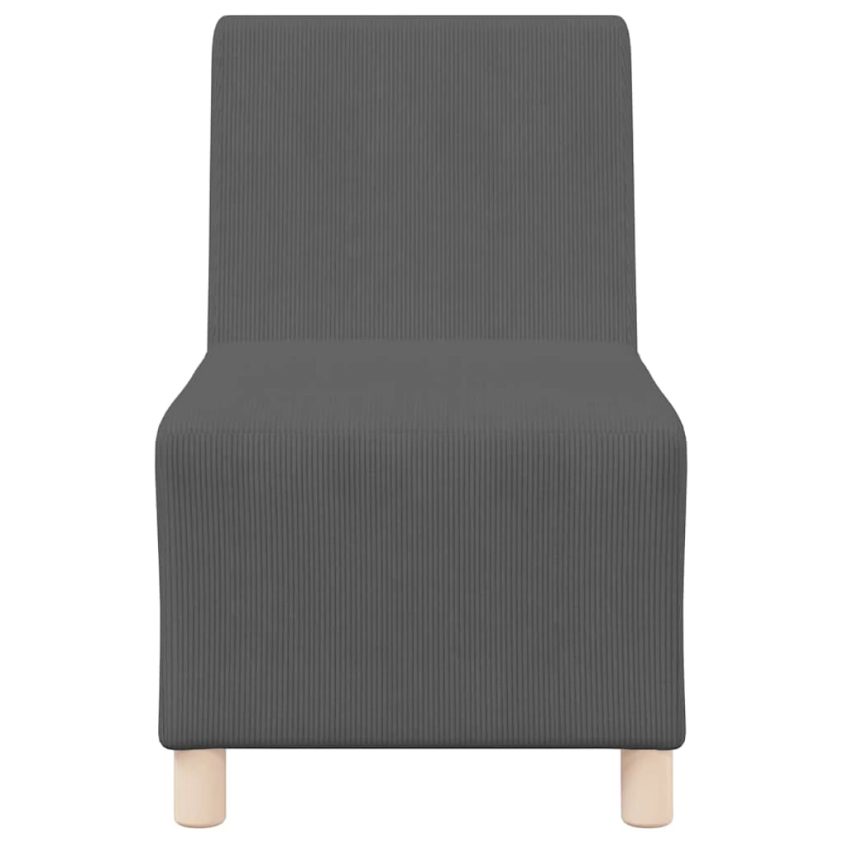 vidaXL VidaXL Armless Sofa 55x74x82 cm Corduroy For Living Room - Sofa