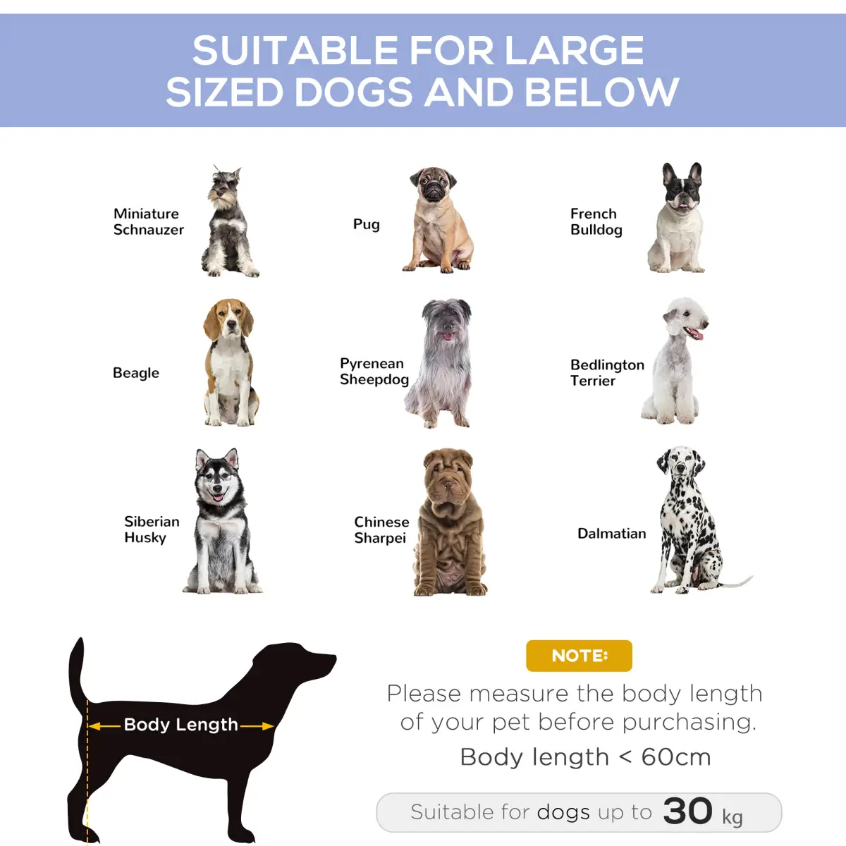 Pawhut Pet Bed Raised Cot Dog Cat Elevated Puppy Hammock Camping Portable Waterproof - Dog Beds