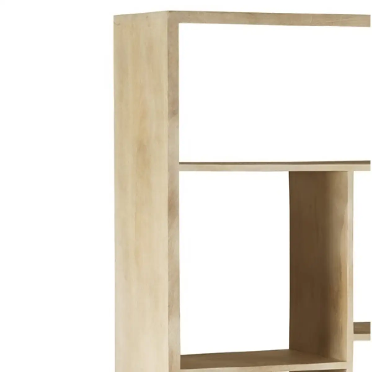 Indian Hub Light Gold Large Bookcase 2 Door - Bookcase