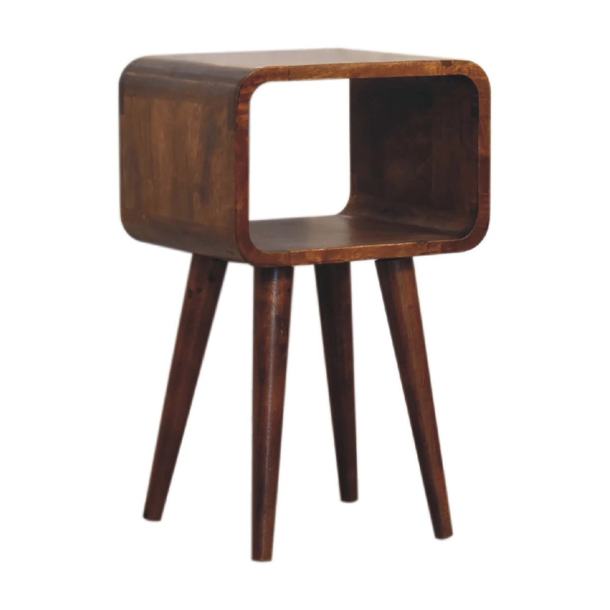 Artisan Furniture Artisan Bedside Table Compact Open Nightstand - Bedside Table