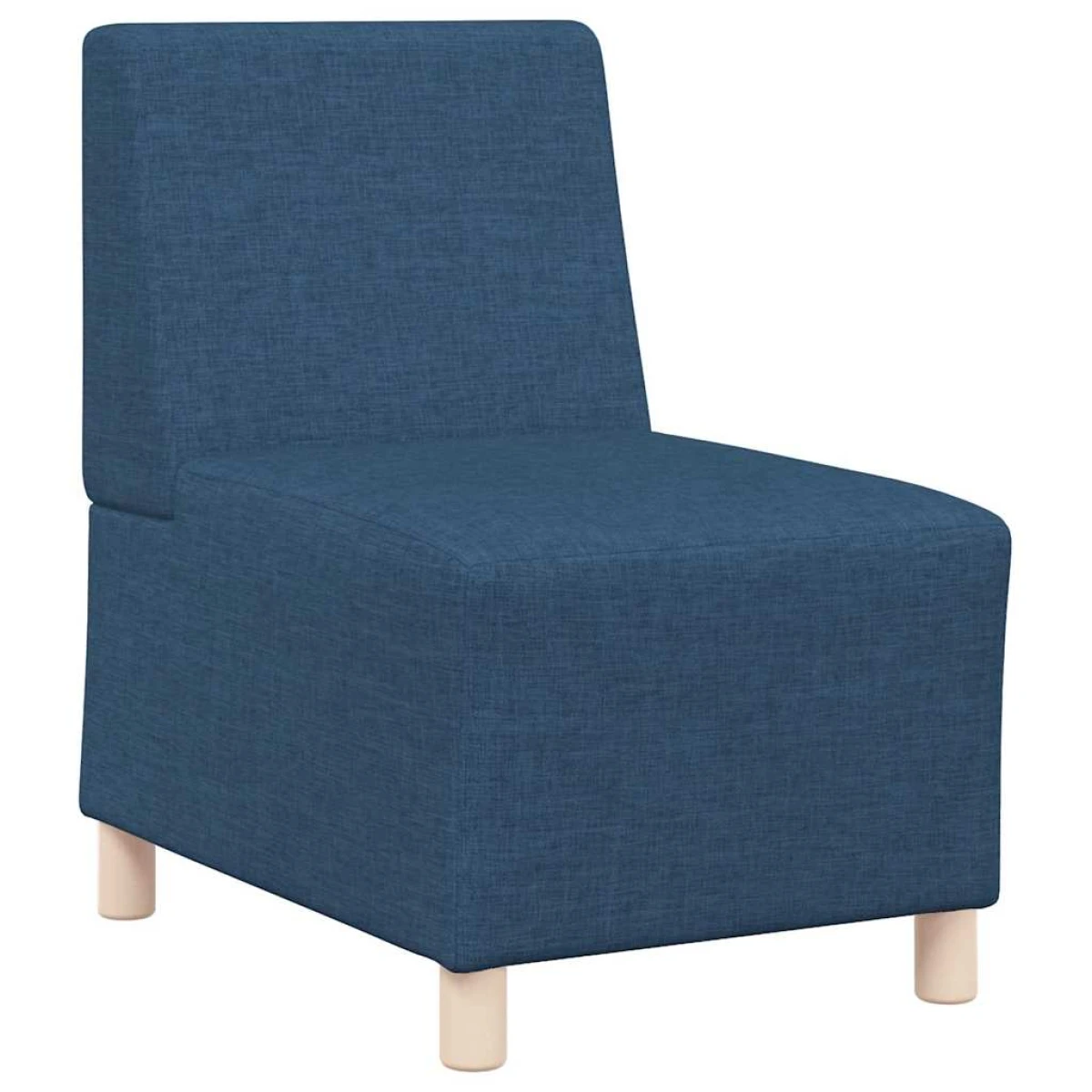 VidaXL Modular Sofa 55x74x82 cm Armless Blue for Home Use by vidaXL