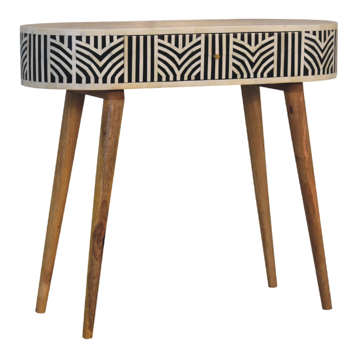 Artisan Console Table Bone Inlay For Boho Homes by Artisan Furniture
