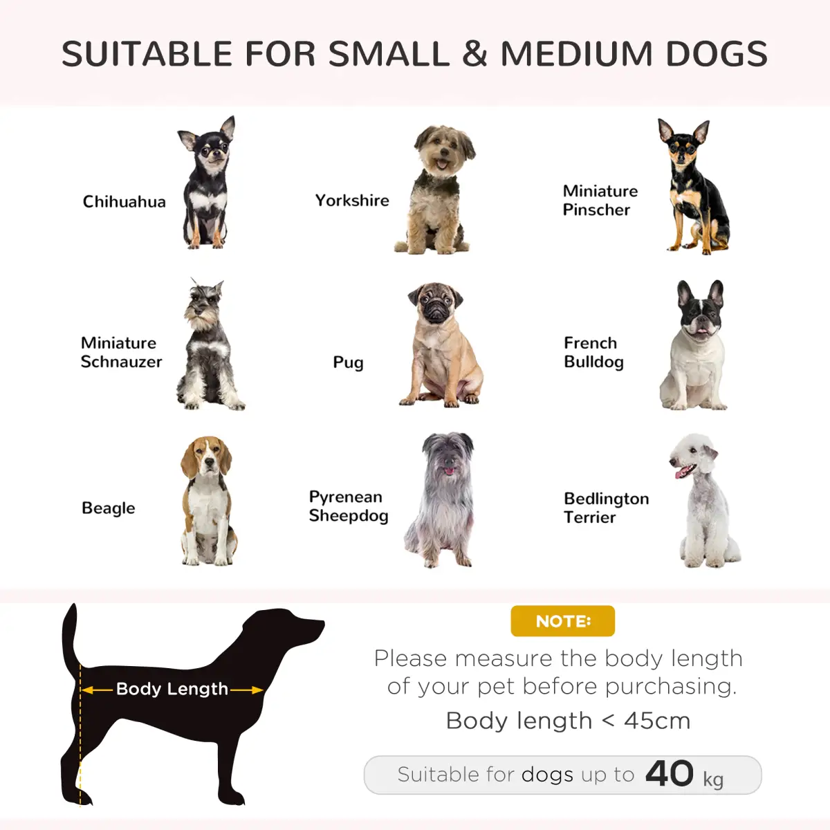 PawHut PawHut Elevated Dog Sofa Bed with Cushion for Medium and Small Dogs, Grey - Dog Beds