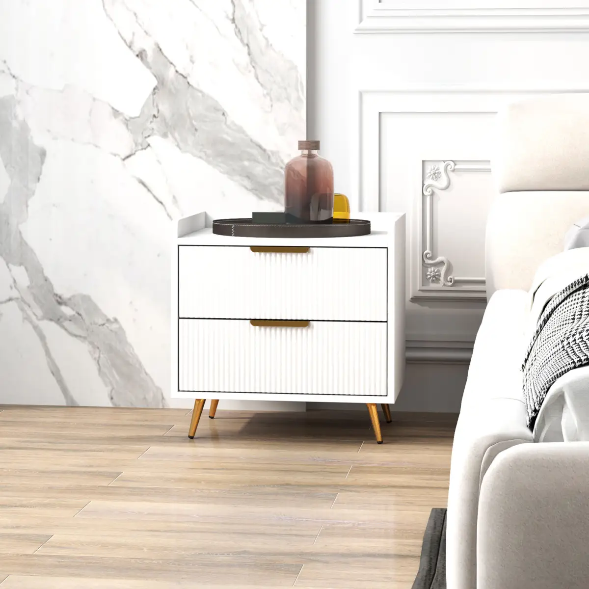 N/A Bedside Tables - Bedside Table