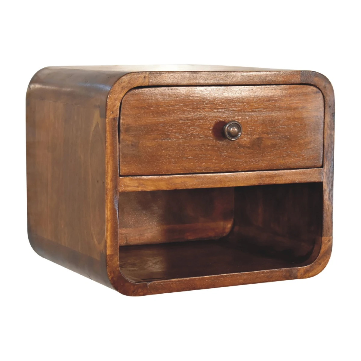 Artisan Bedside Drawer Mini Curve Wall Mount by Artisan Furniture