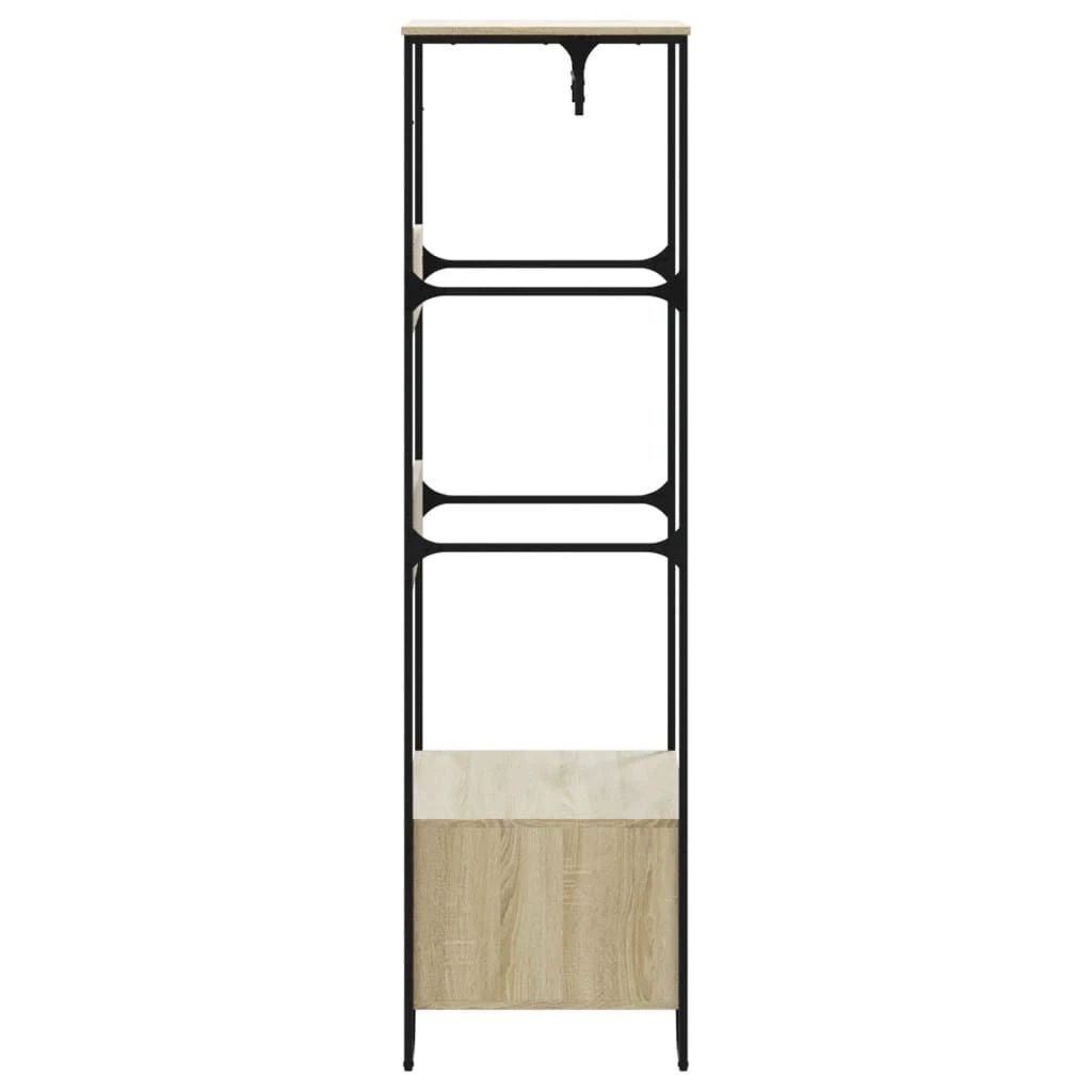 vidaXL Wardrobe Black 90x50x180 cm Engineered Wood by vidaXL
