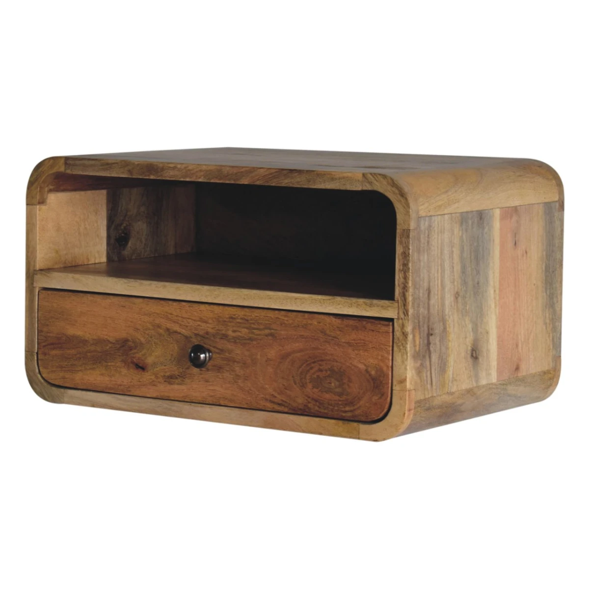 Artisan Furniture Artisan Bedside Cabinet Large Drawer Mango Wood - Bedside Table