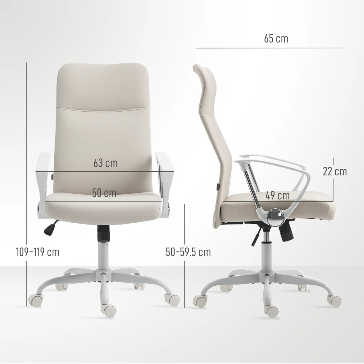 N/A Premium High Back Office Chair Massage for Home - Office Chair