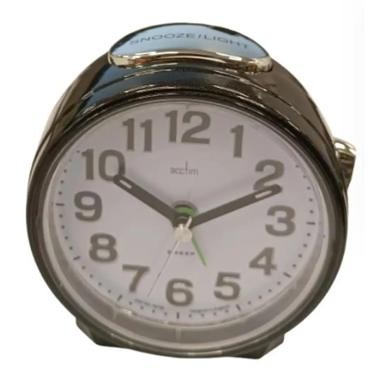 Acctim Acctim Eden Non Ticking Sweep Crescendo Alarm Clock in Black - 16523 - Clock
