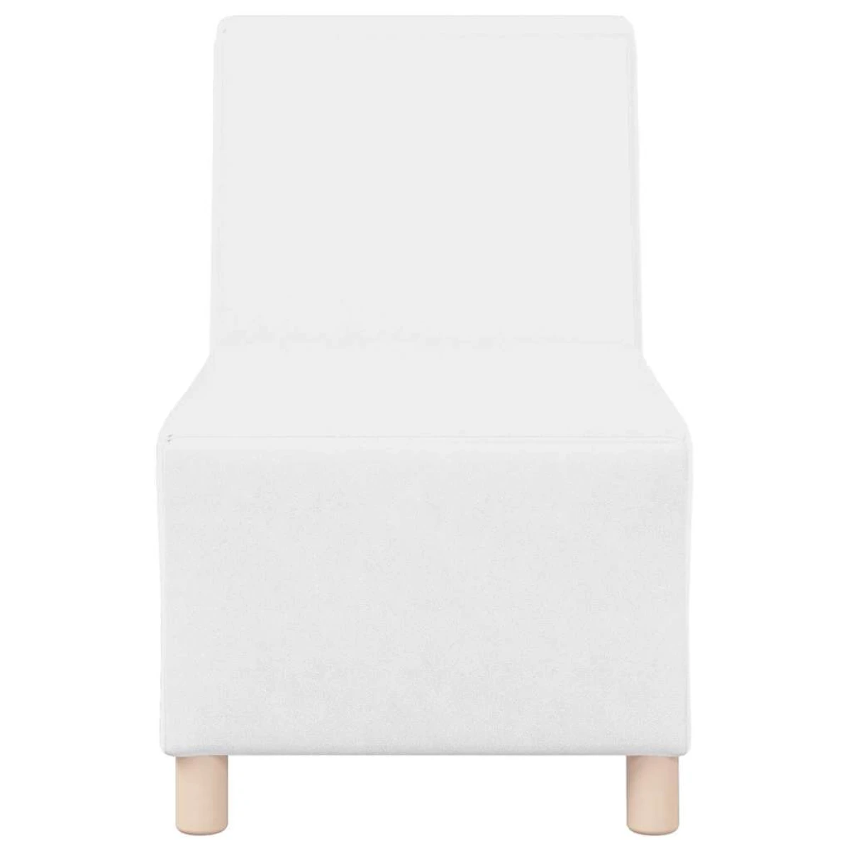 VidaXL Armless Modular Sofa 55x74x82cm Faux Leather Home by vidaXL