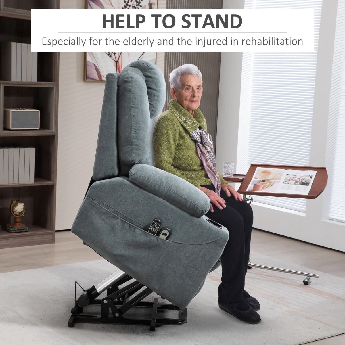 HOMCOM HOMCOM Lift Chair Massage Heat Standard Seniors - Recliner