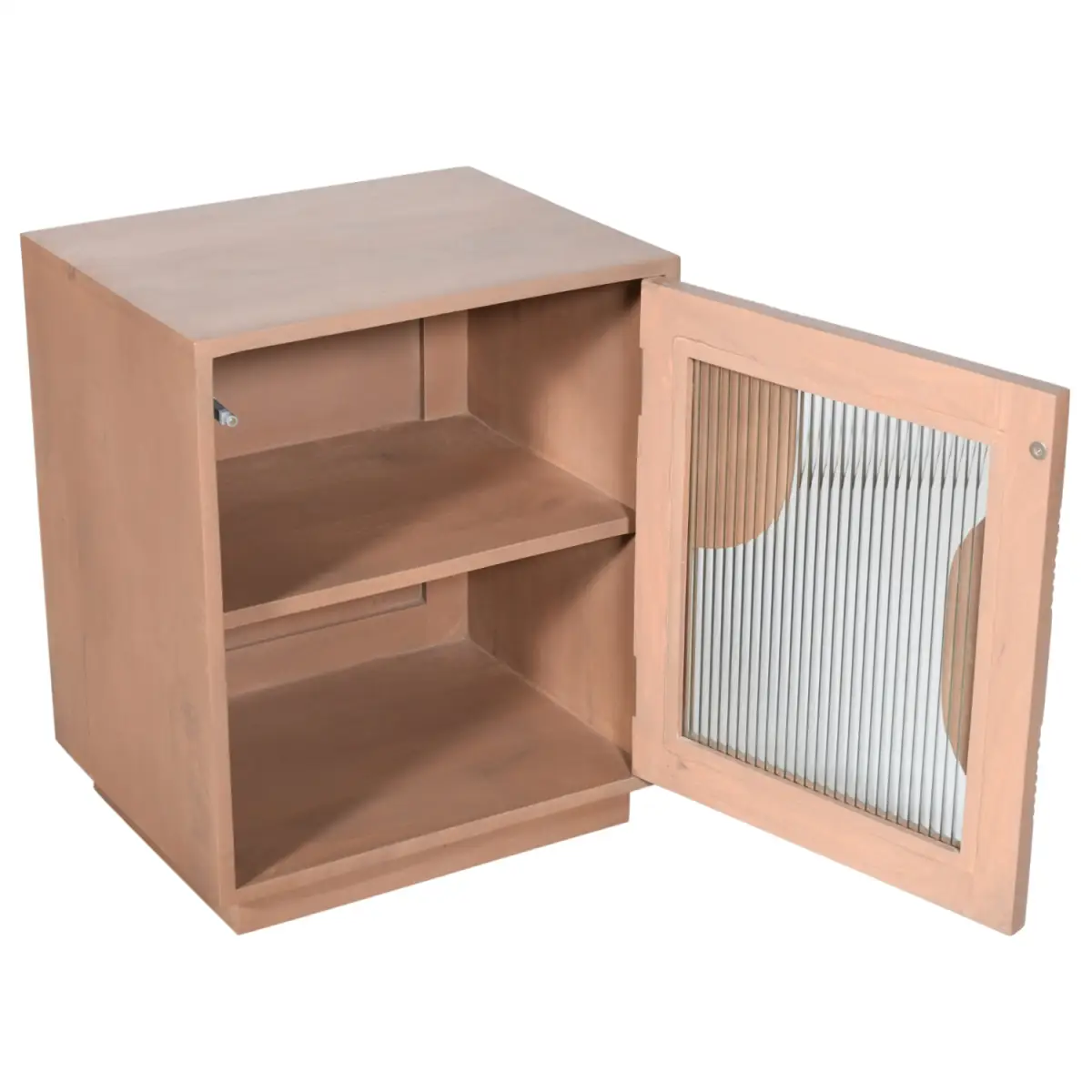 Indian Hub Indus Solid Wood Bedside Table - Bedside Table