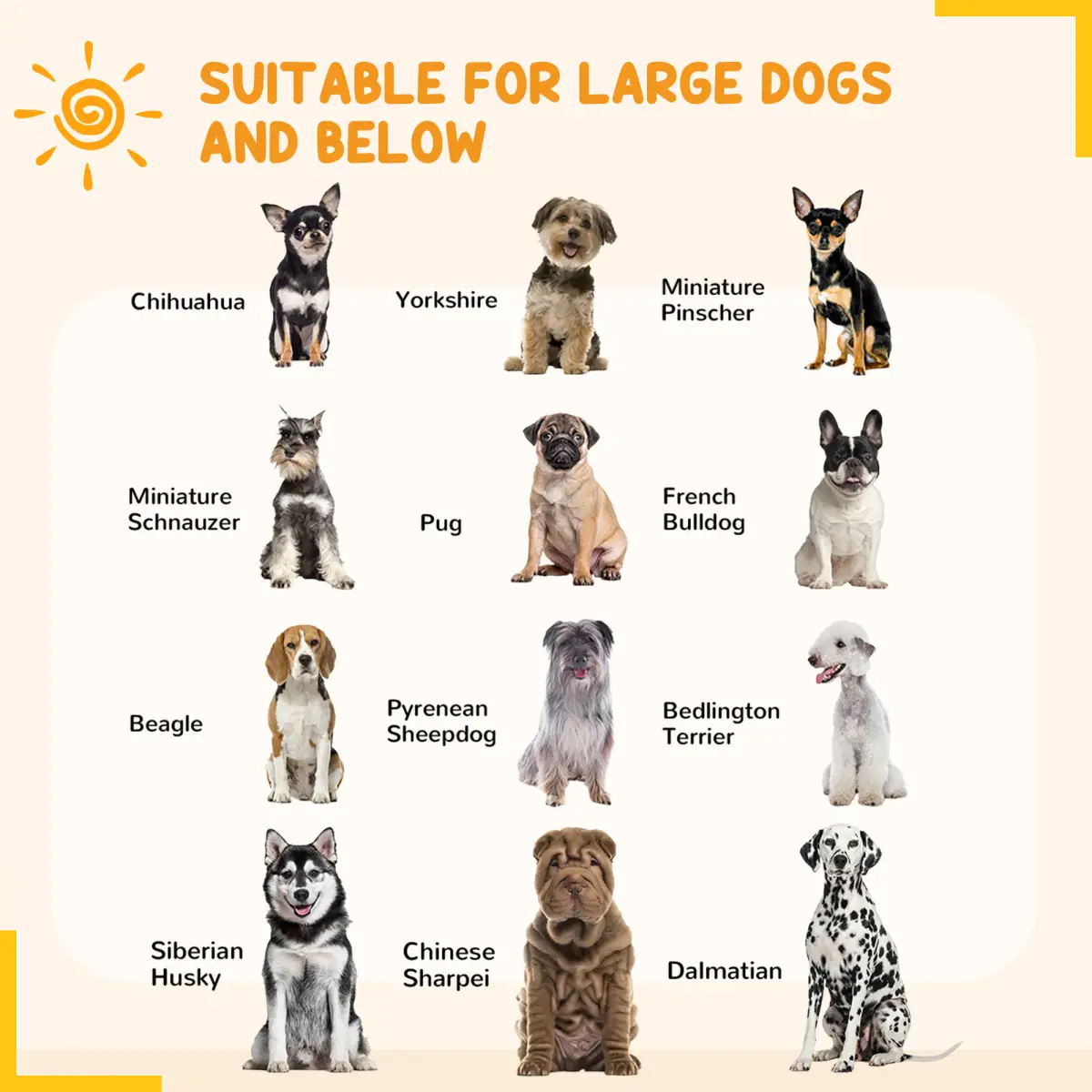 PawHut PawHut 100cm 8 Panels Heavy-Duty Dog Playpen for Small, Medium Dogs - Pet Playpen
