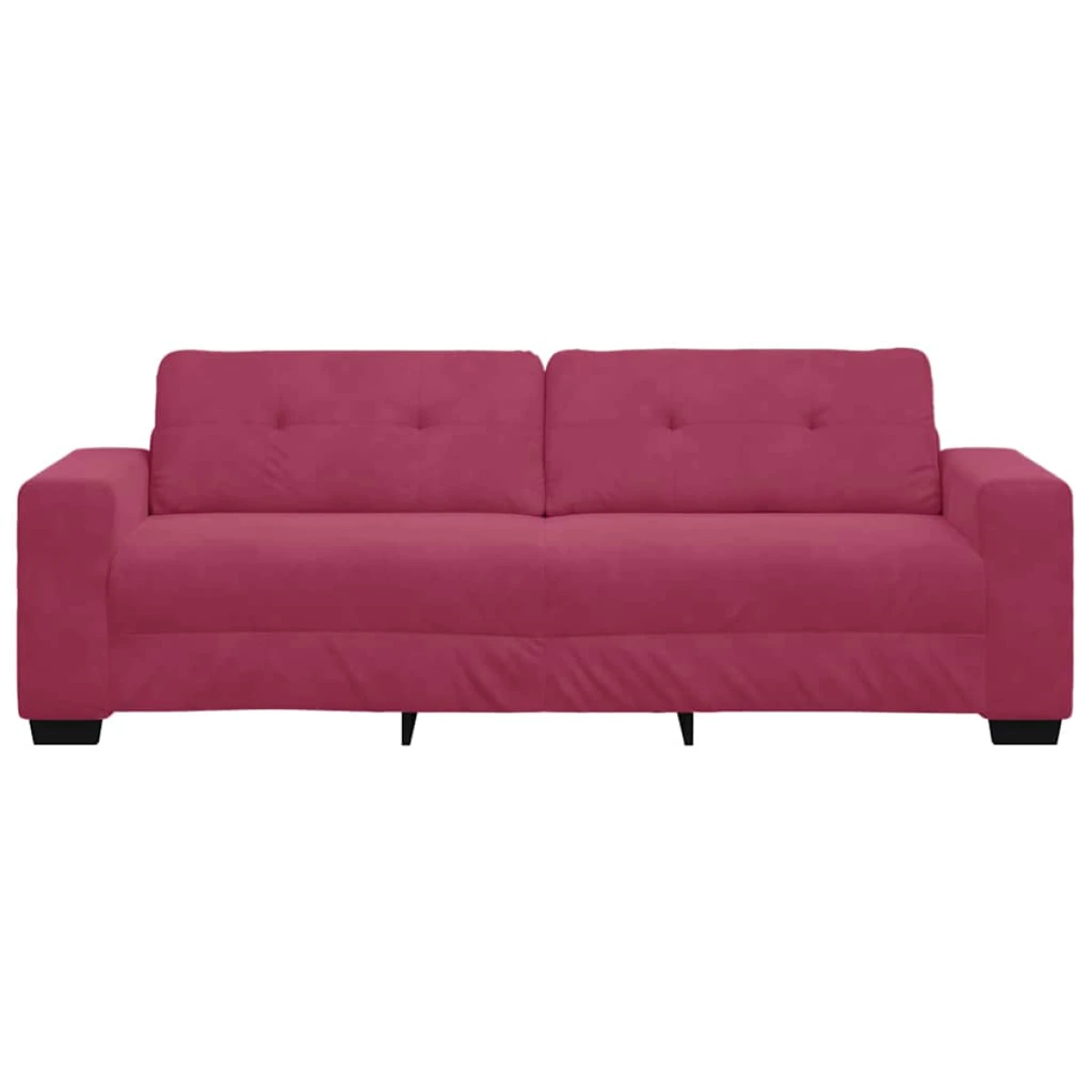 vidaXL VidaXL ThreeSeater Velvet Sofa With Cushion For Living Room - Sofa