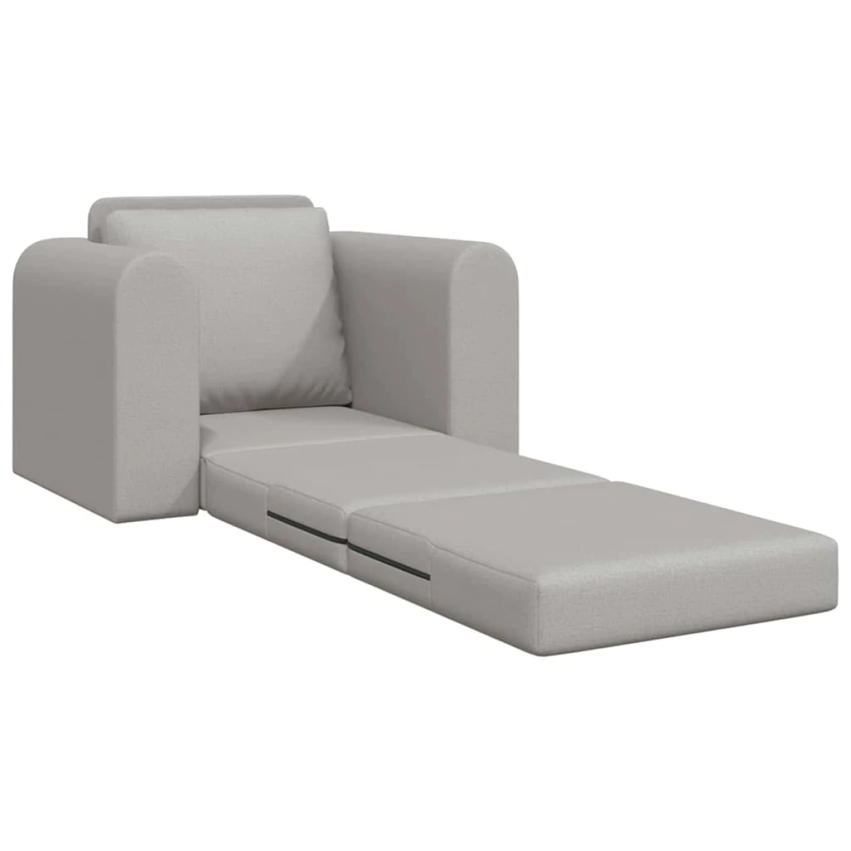 VidaXL Sofa Bed 98 x 71 x 83 cm Grey Fabric Reading Chair by vidaXL