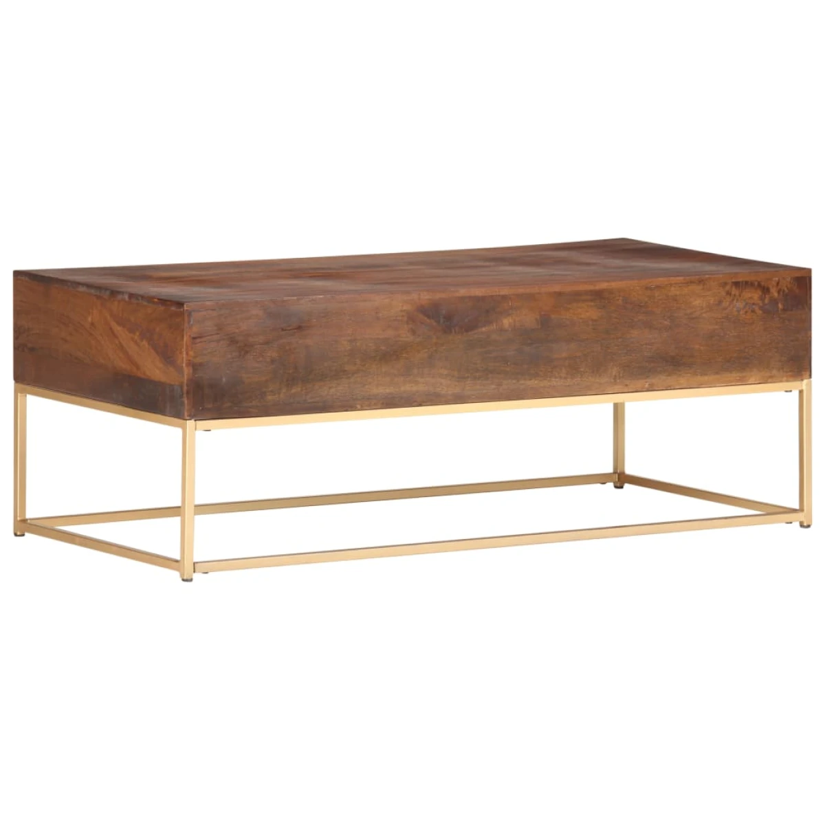 VidaXL Coffee Table 112x50x40 Solid Mango Wood by vidaXL