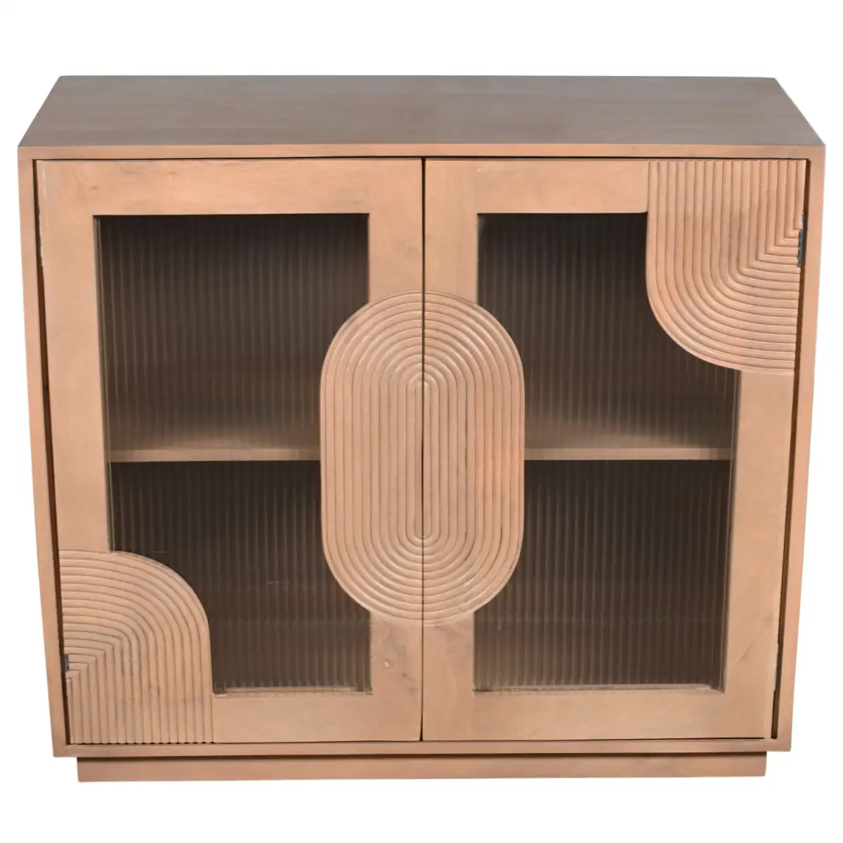 Indian Hub Indus Solid Wooden Small Sideboard - Sideboard