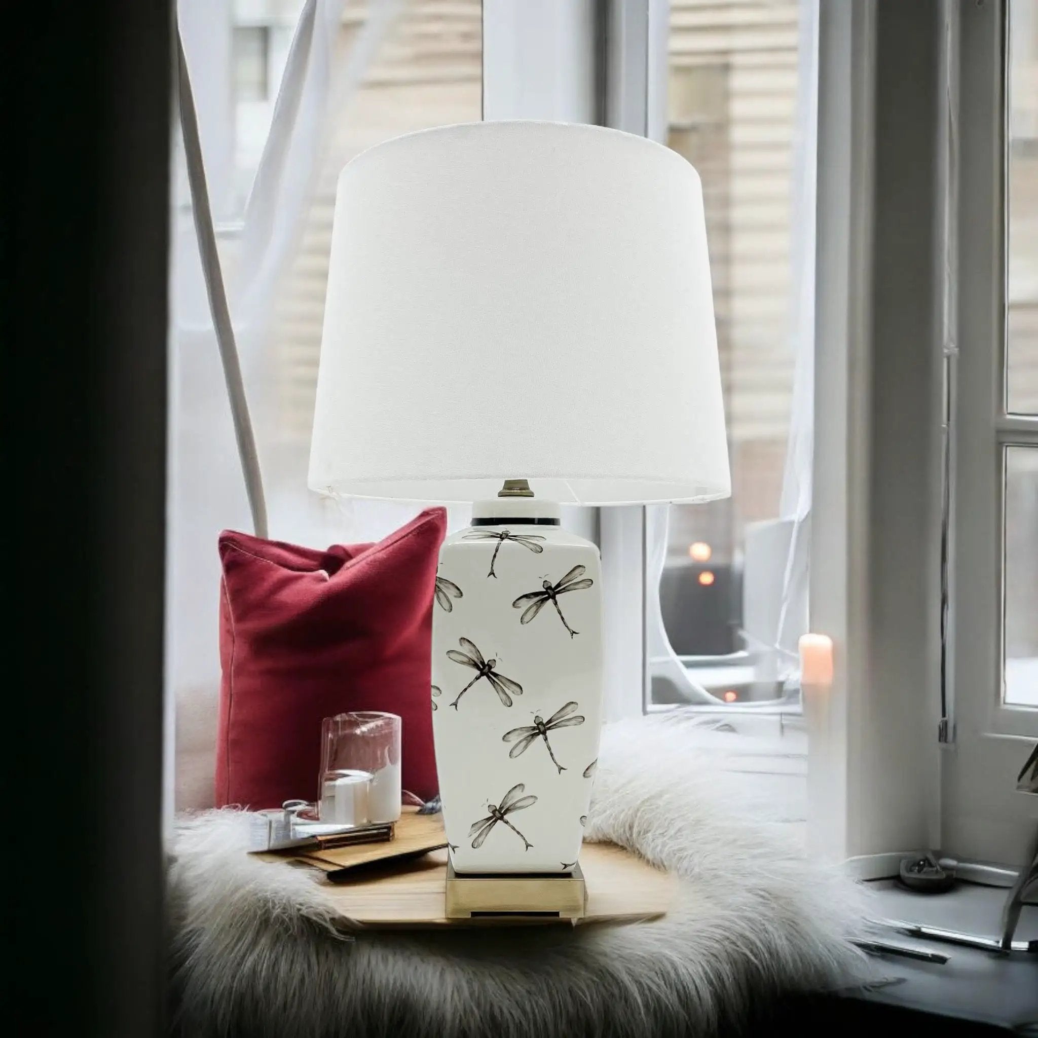 MSL 43CM CERAMIC TABLE LAMP - Lamp