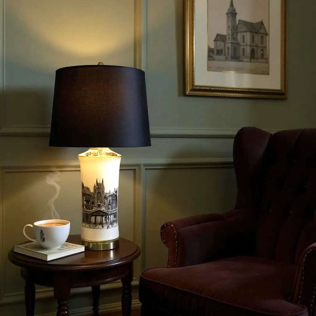 MSL 51CM LAMP AND SHADE - Lamp