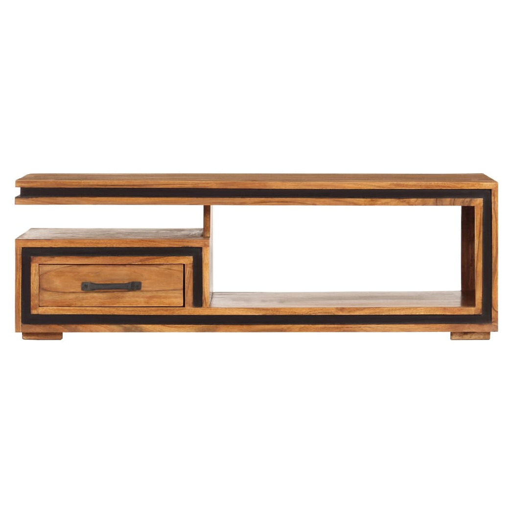 VidaXL Coffee Table 100x45x33 cm Solid Acacia Wood Durable Living Room Furniture by vidaXL