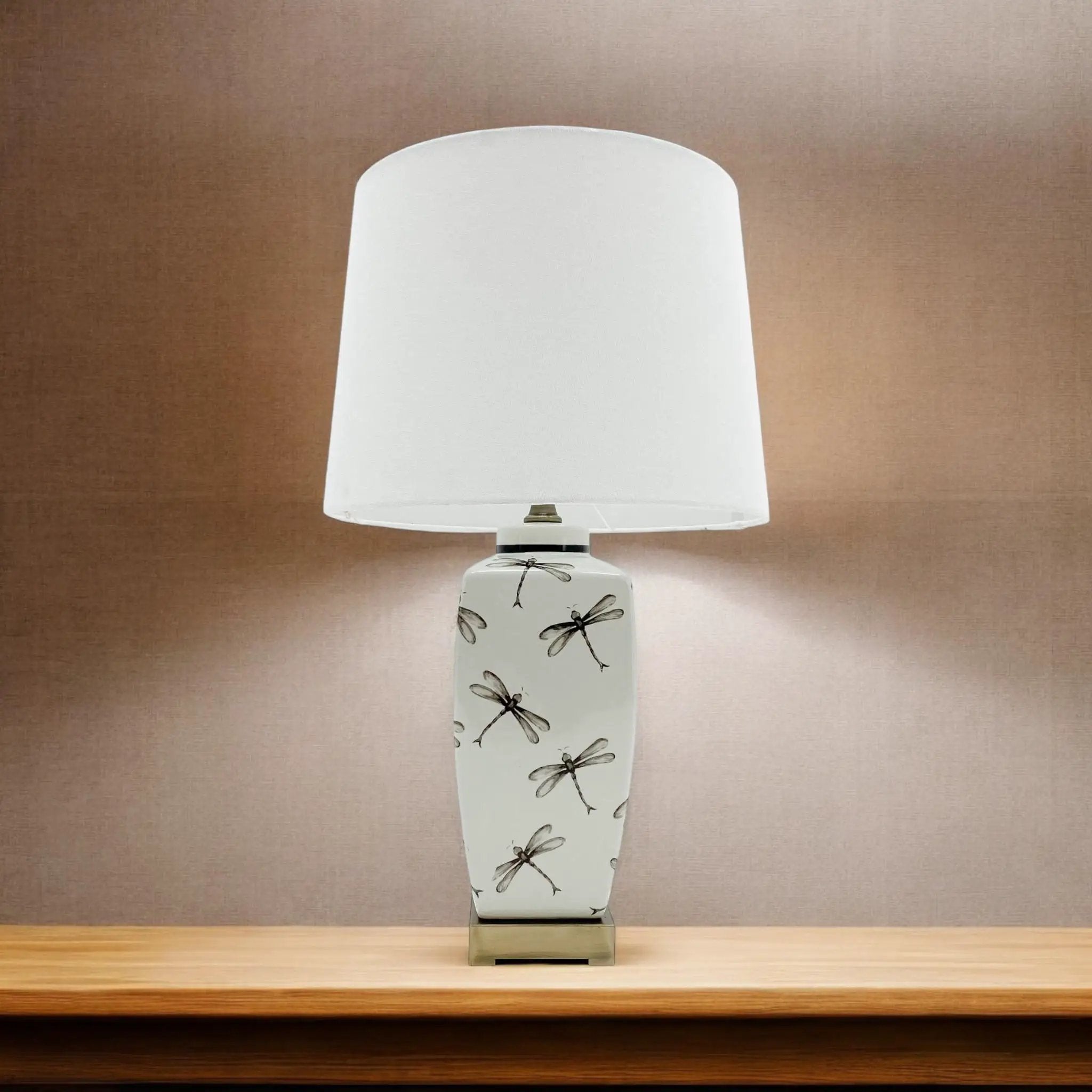 MSL 43CM CERAMIC TABLE LAMP - Lamp