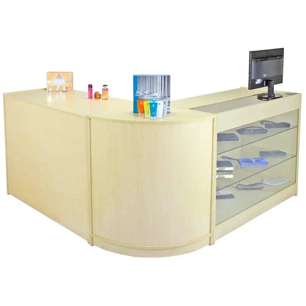 Monster Shop Saturn Maple Shop Counter & Retail Display Set -