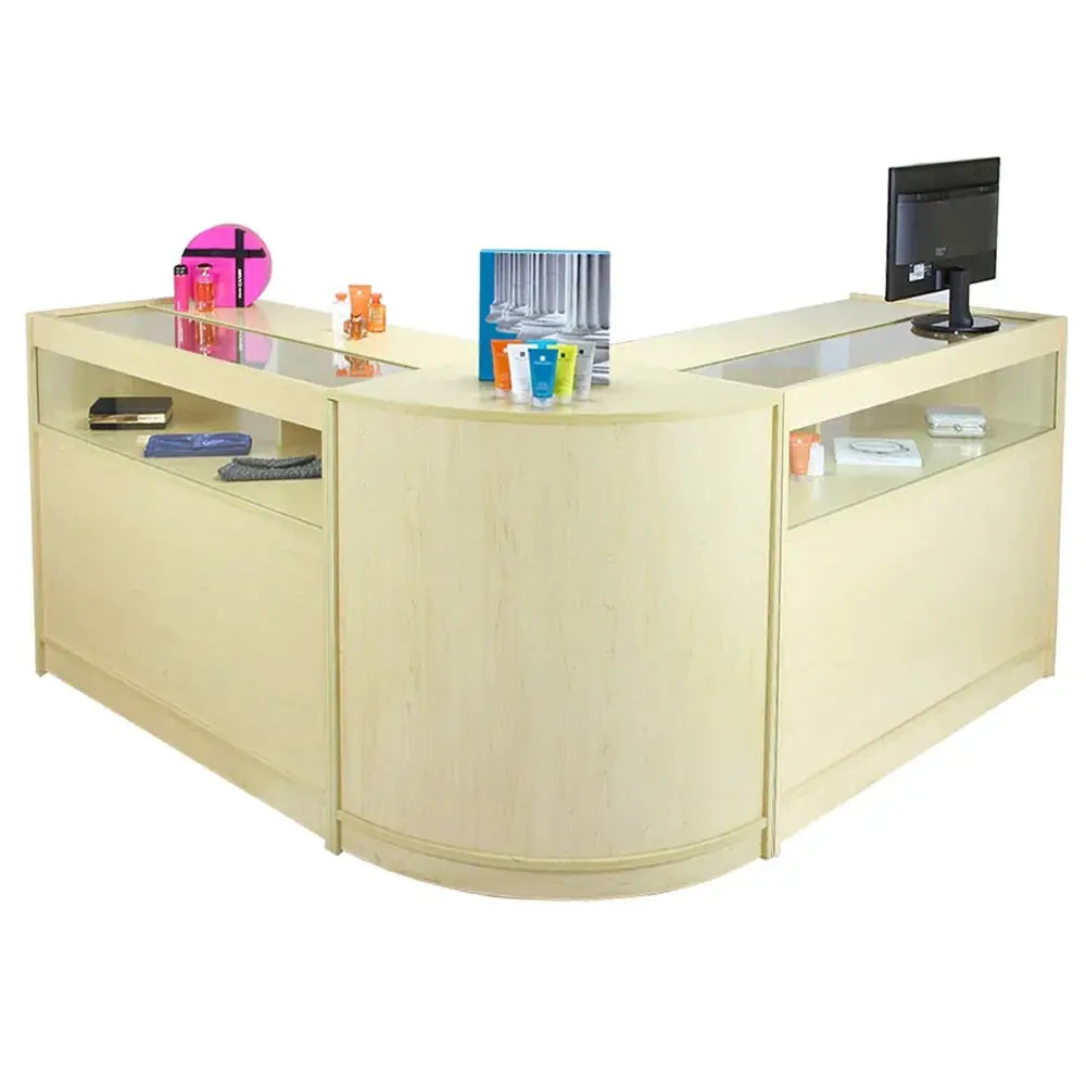 Fusion Maple Shop Counter & Retail Display Set - from Monster Shop