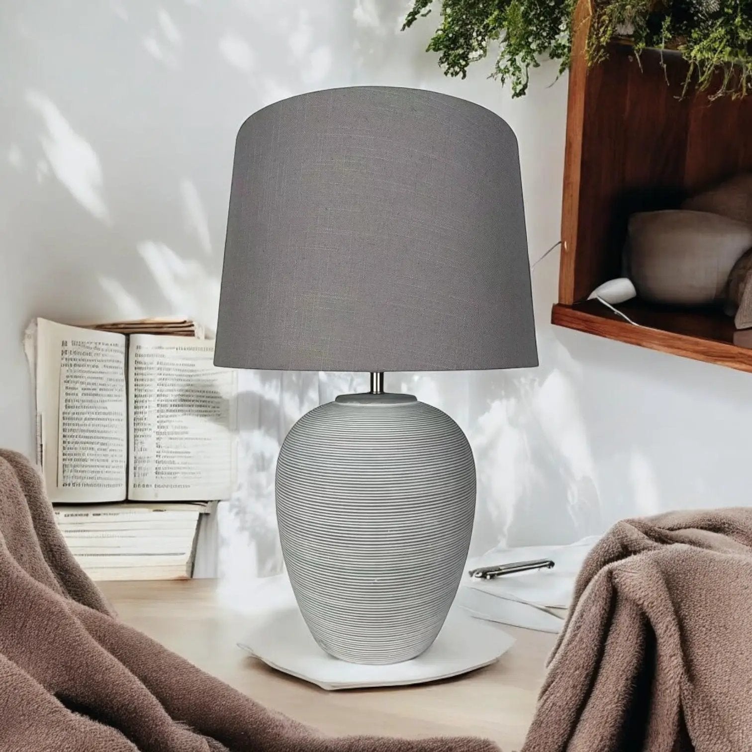 MSL 32CM LAMP AND SHADE - Lamp