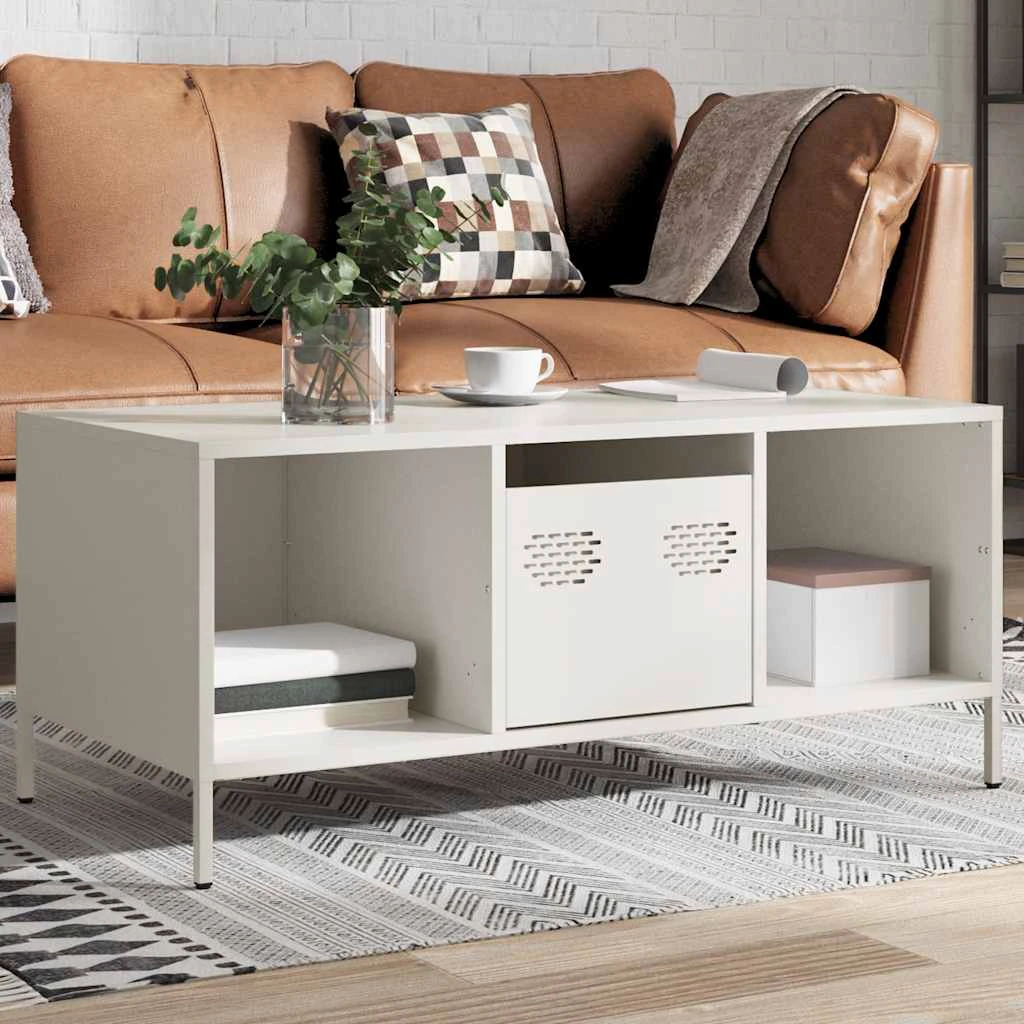vidaXL vidaXL Table 101.5x50x43.5cm Cold-Rolled Steel - Coffee Table